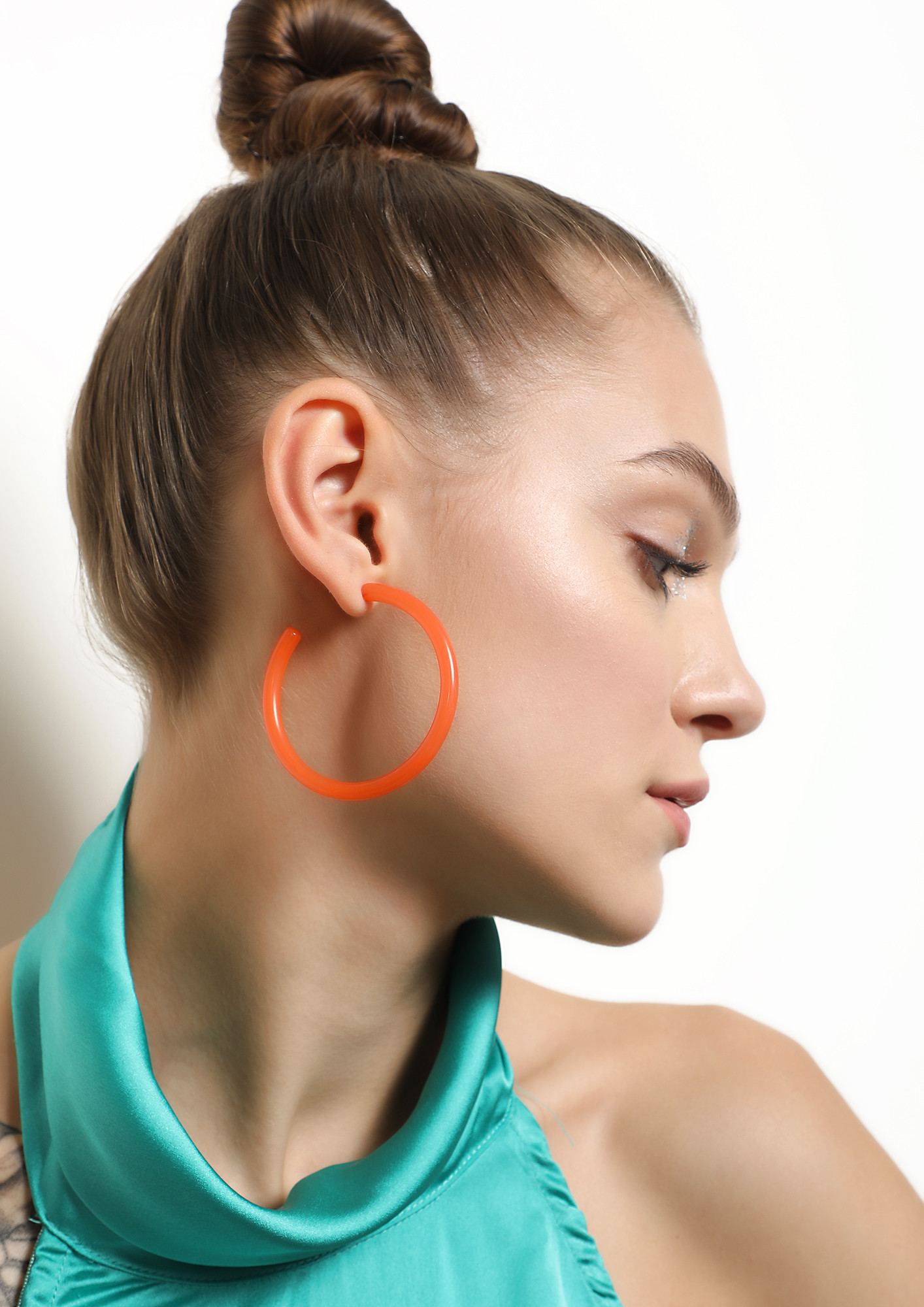 GOSS BABE MY COLORFUL PLACE ORANGE EARRINGS