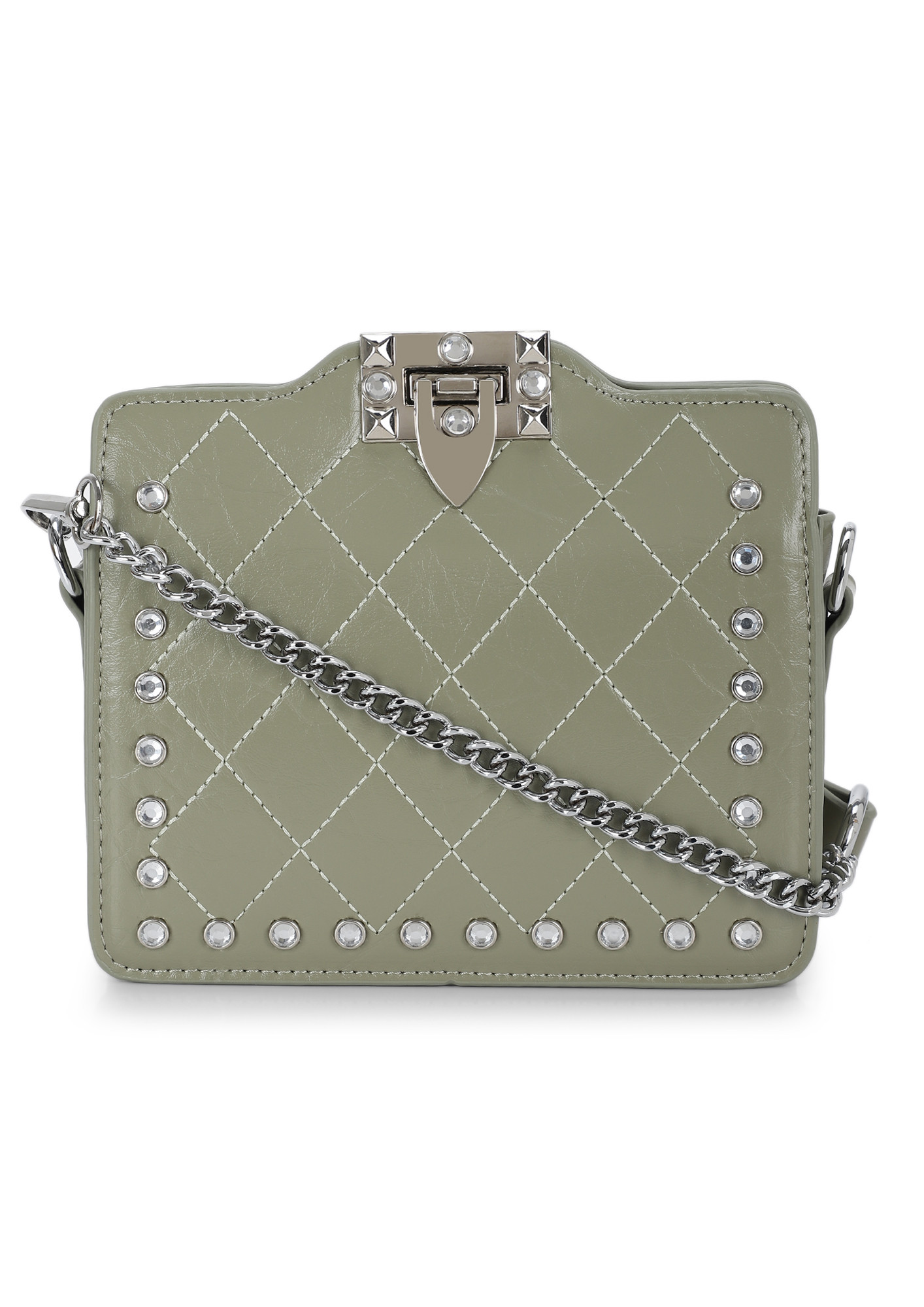 BEFORE YOU GO PASTEL GREEN SLING BAG