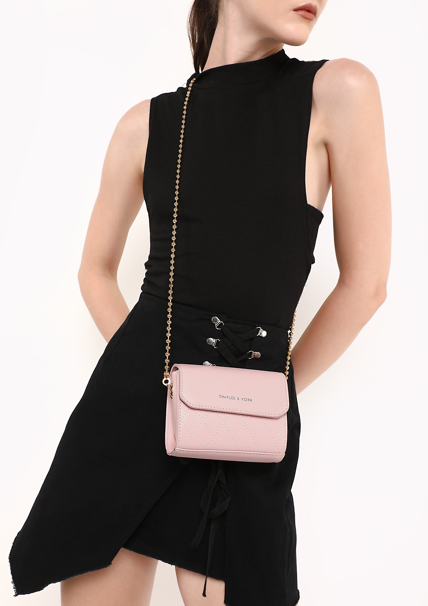 WHAT HEART WANTS PINK SLING BAG