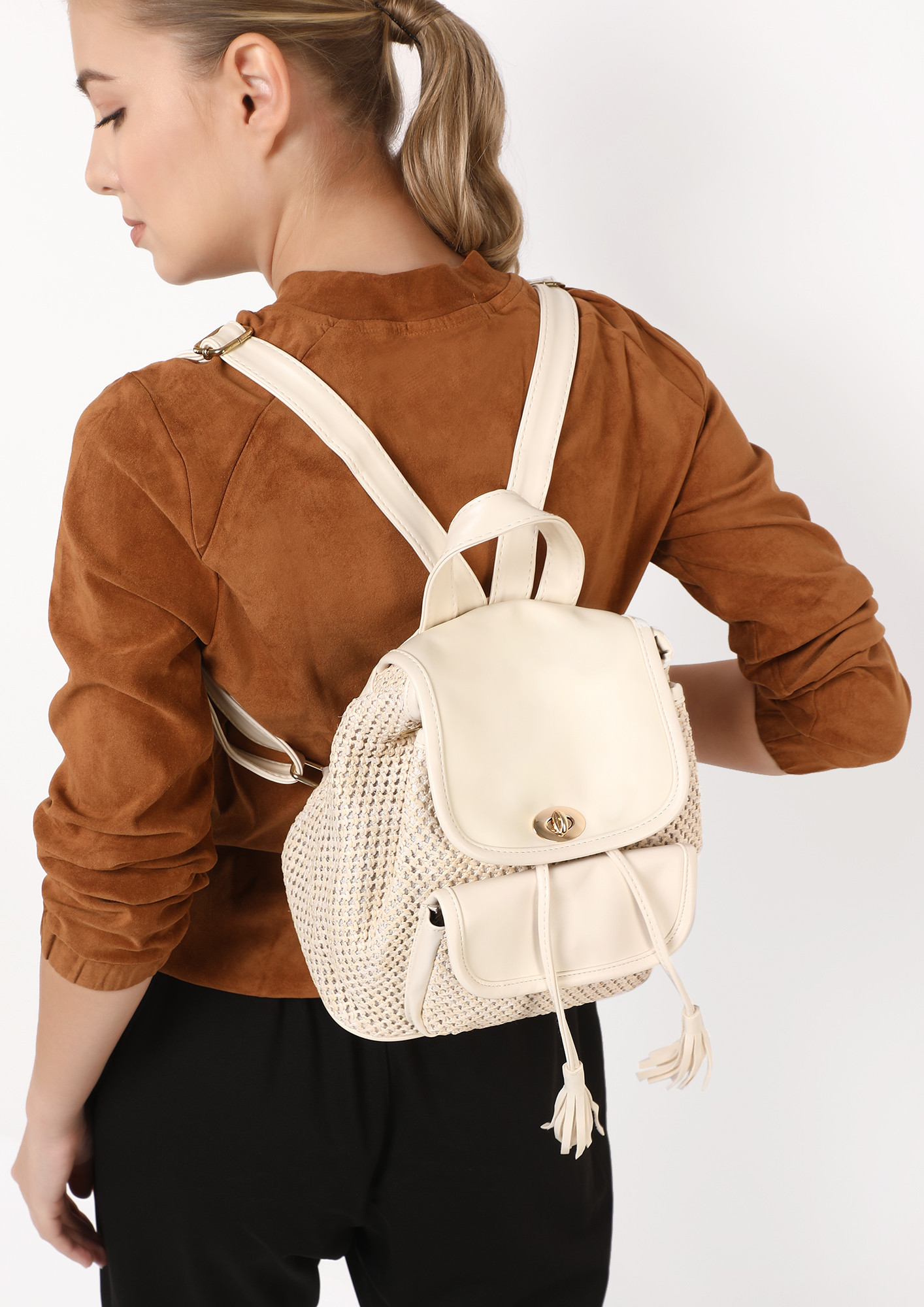 SWEETLY FOREVER WHITE BACKPACK