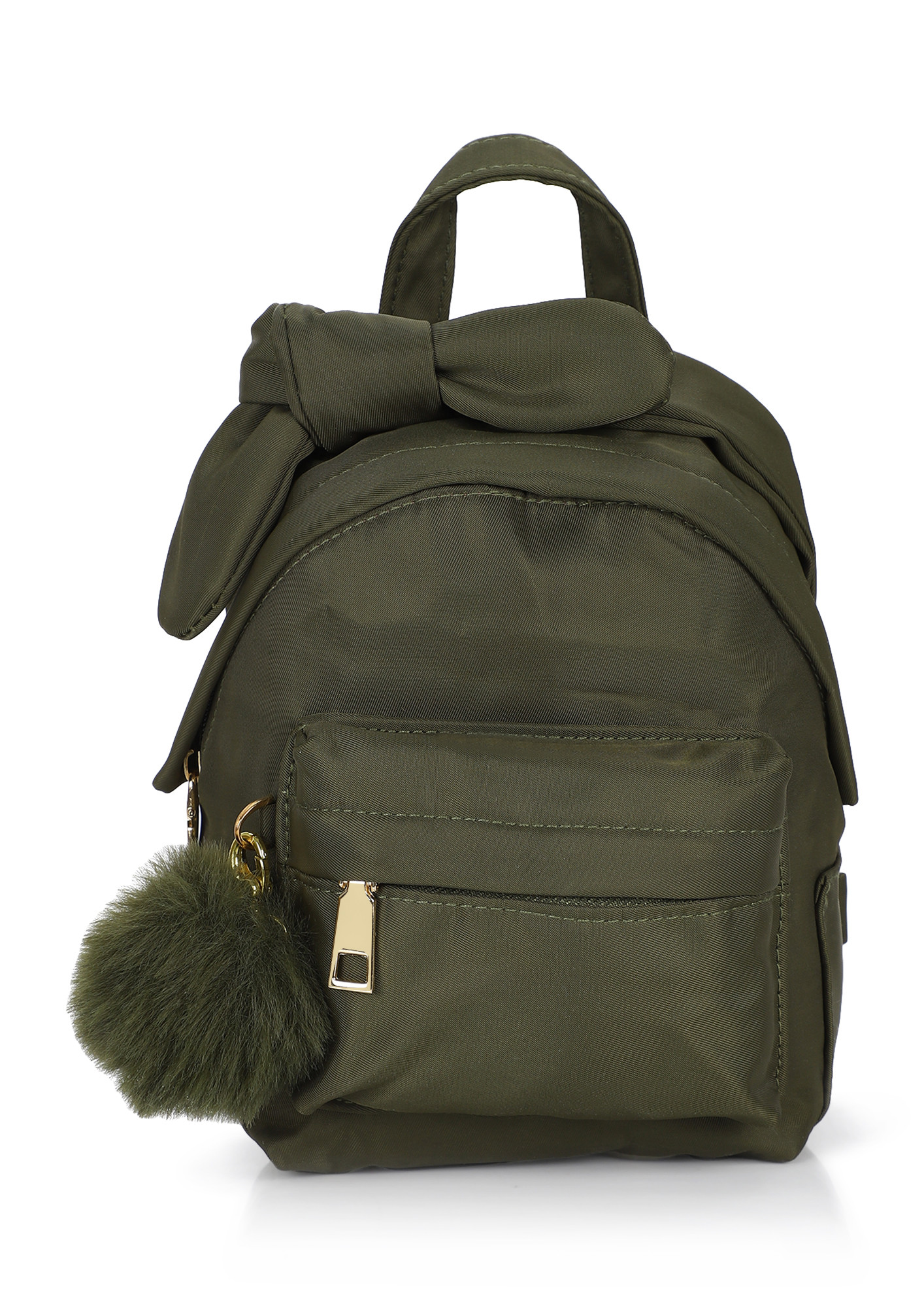 LET'S VACAY NOW OLIVE GREEN BACKPACK