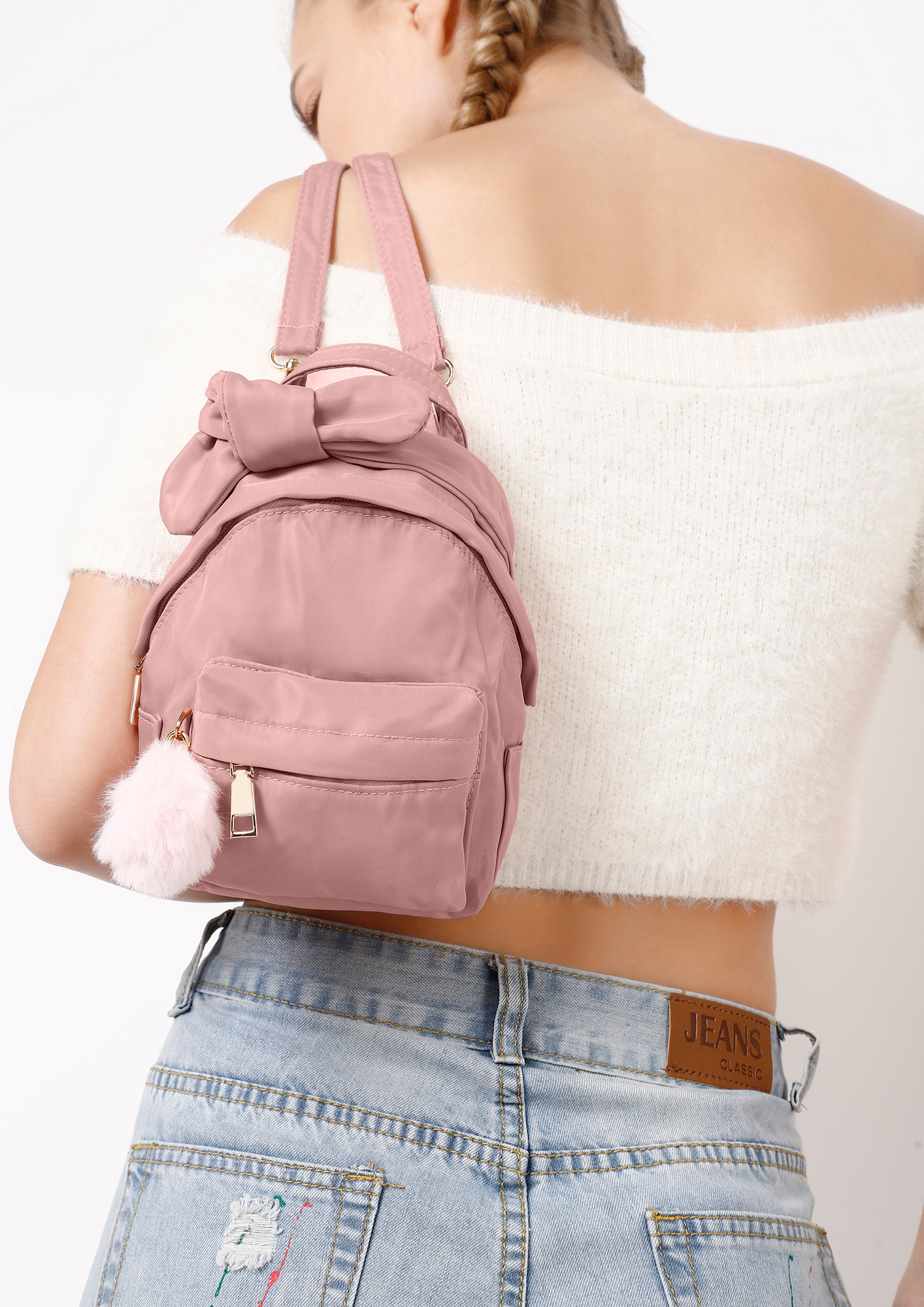 VACAY ON MY MIND OLIVE PINK BACKPACK