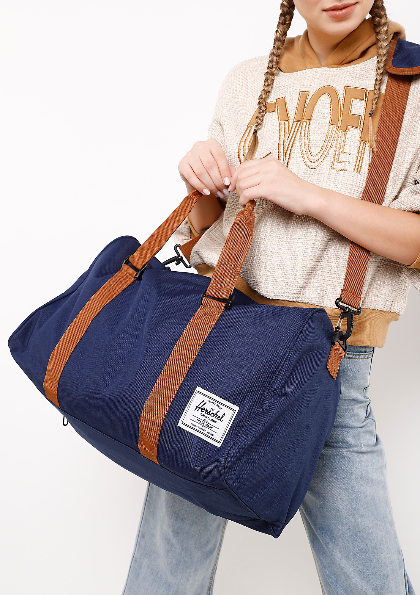 ALL WORKED UP BLUE DUFFLE BAG