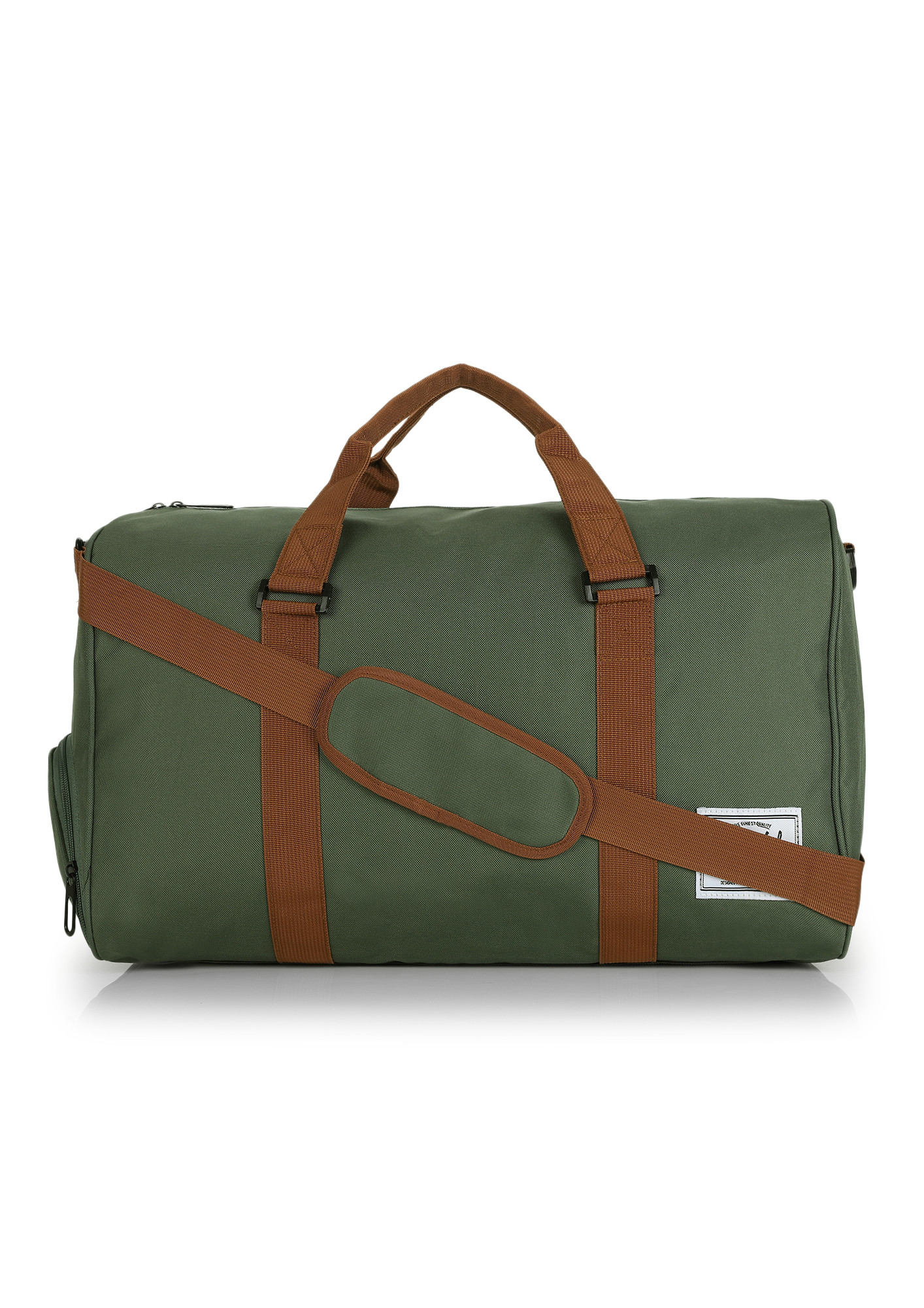 WORK IT OUT GREEN DUFFLE BAG