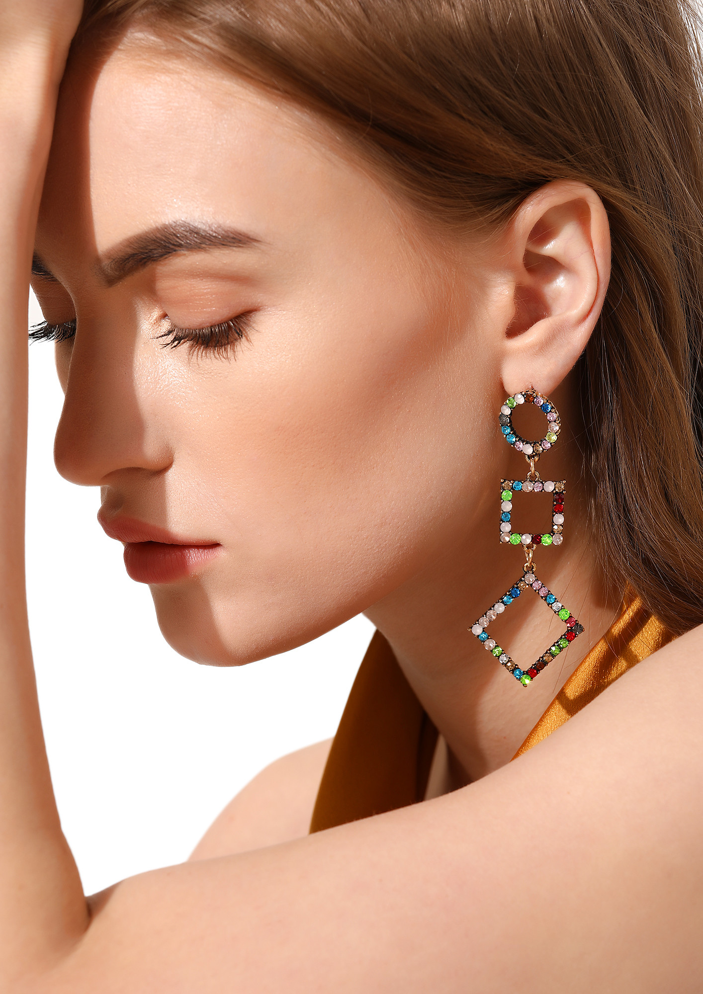 GOSS BABE COLORFUL LIFE MULTICOLOR EARRINGS