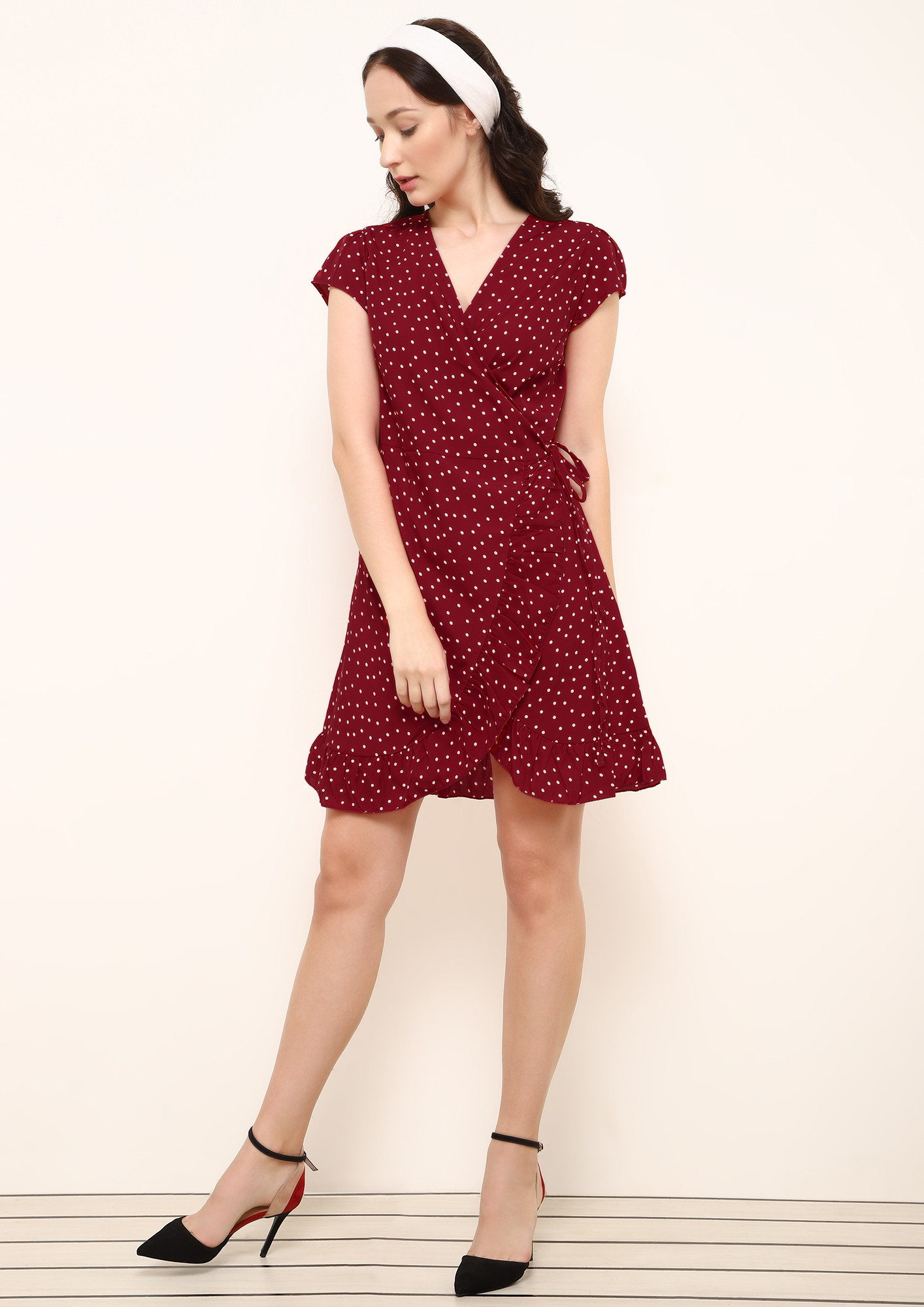 POLKA FOR DAYS RED TUNIC DRESSES