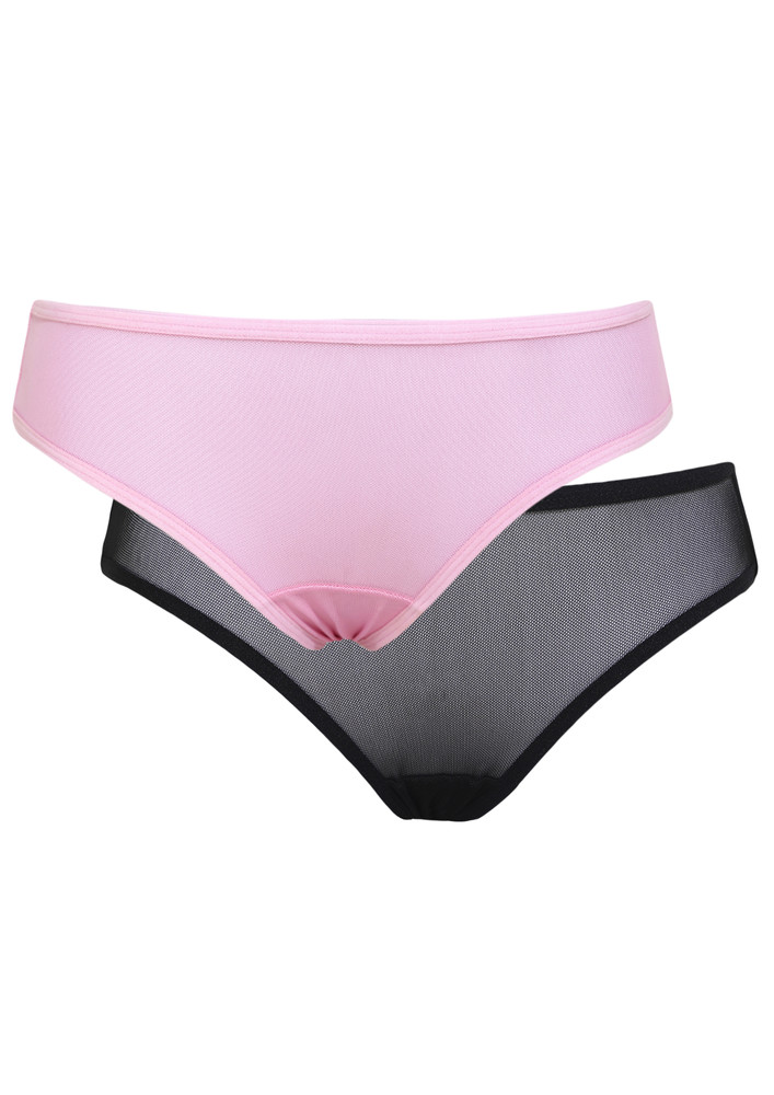 Powernet Black Pink Bikini Bottom Combo
