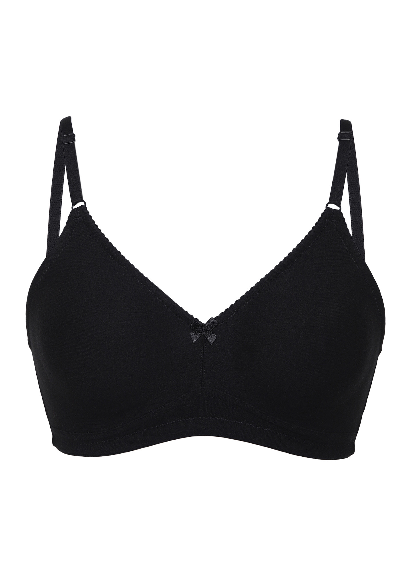Buy WONDER WOMAN NON PADDED NON WIRED BLACK BRA for Women Online in India