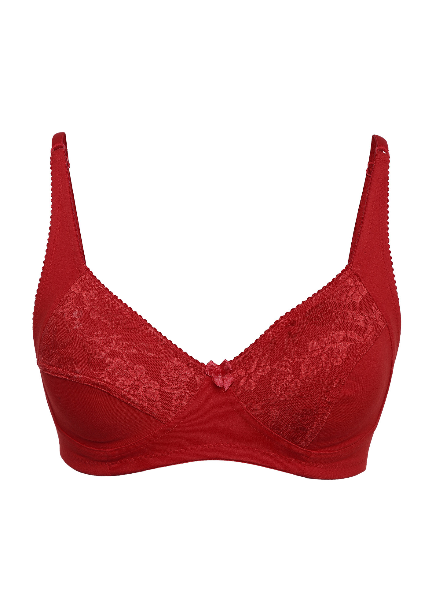 Buy CARRY FORWARD NON PADDED NON WIRED MAROON BRA for Women Online