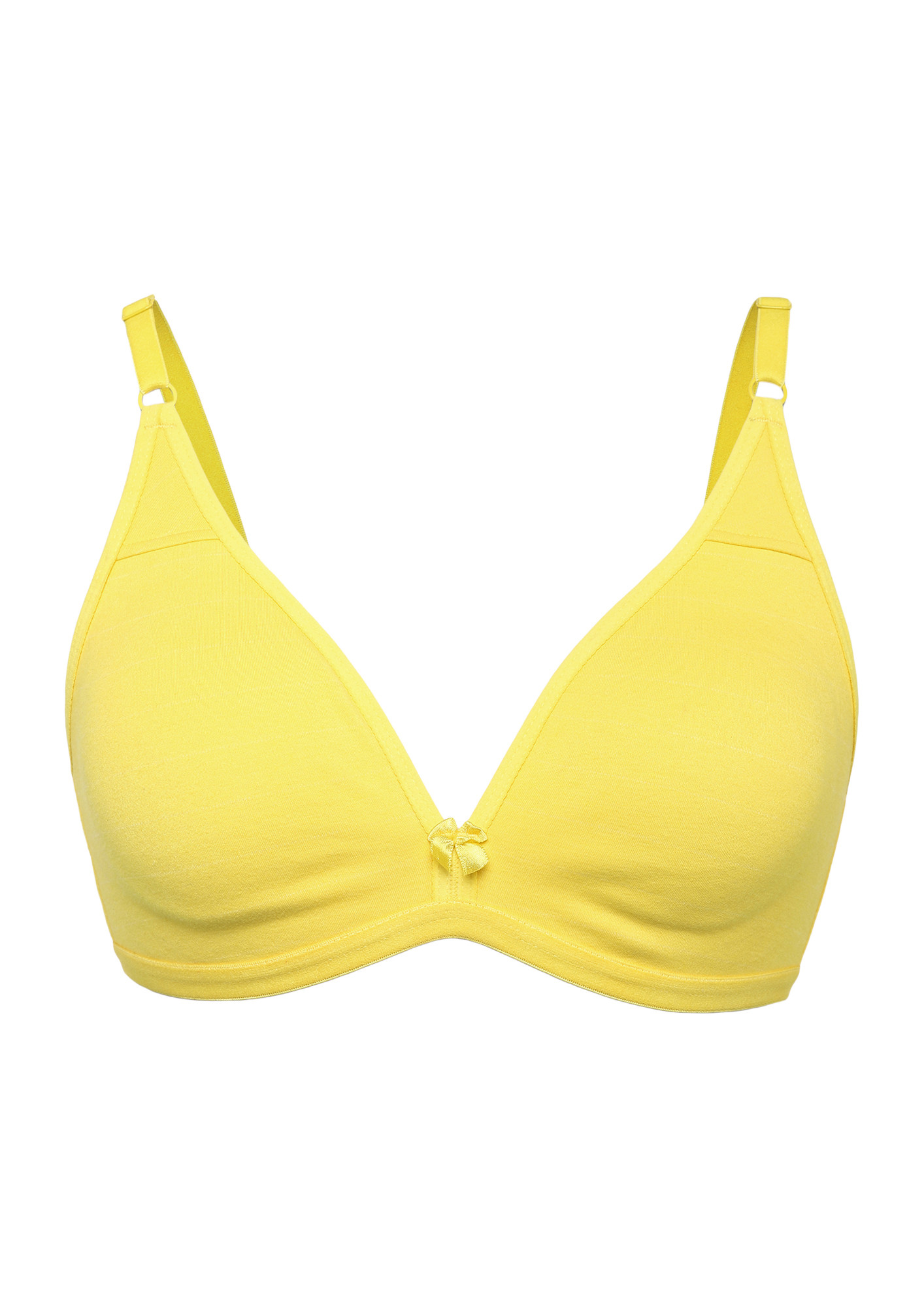 BRIGHT SMILES NON PADDED NON WIRED YELLOW BRA