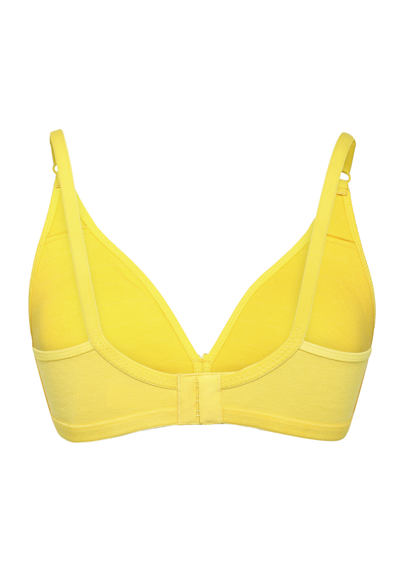 Buy BRIGHT SMILES NON PADDED NON WIRED YELLOW BRA for Women Online in India