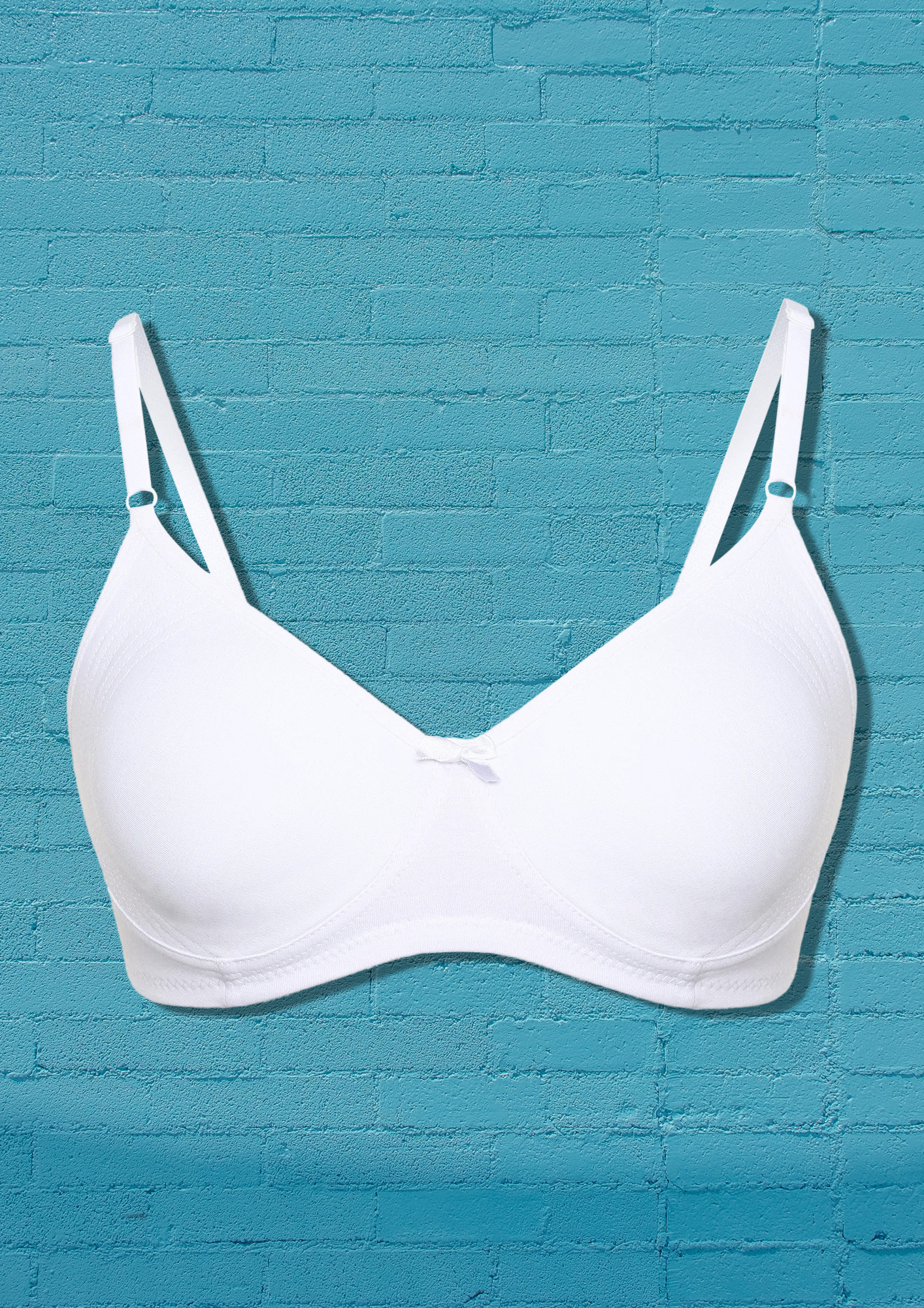 Buy COZY IS IN COMFORTABLY NON PADDED NON WIRED WHITE BRA for Women Online  in India