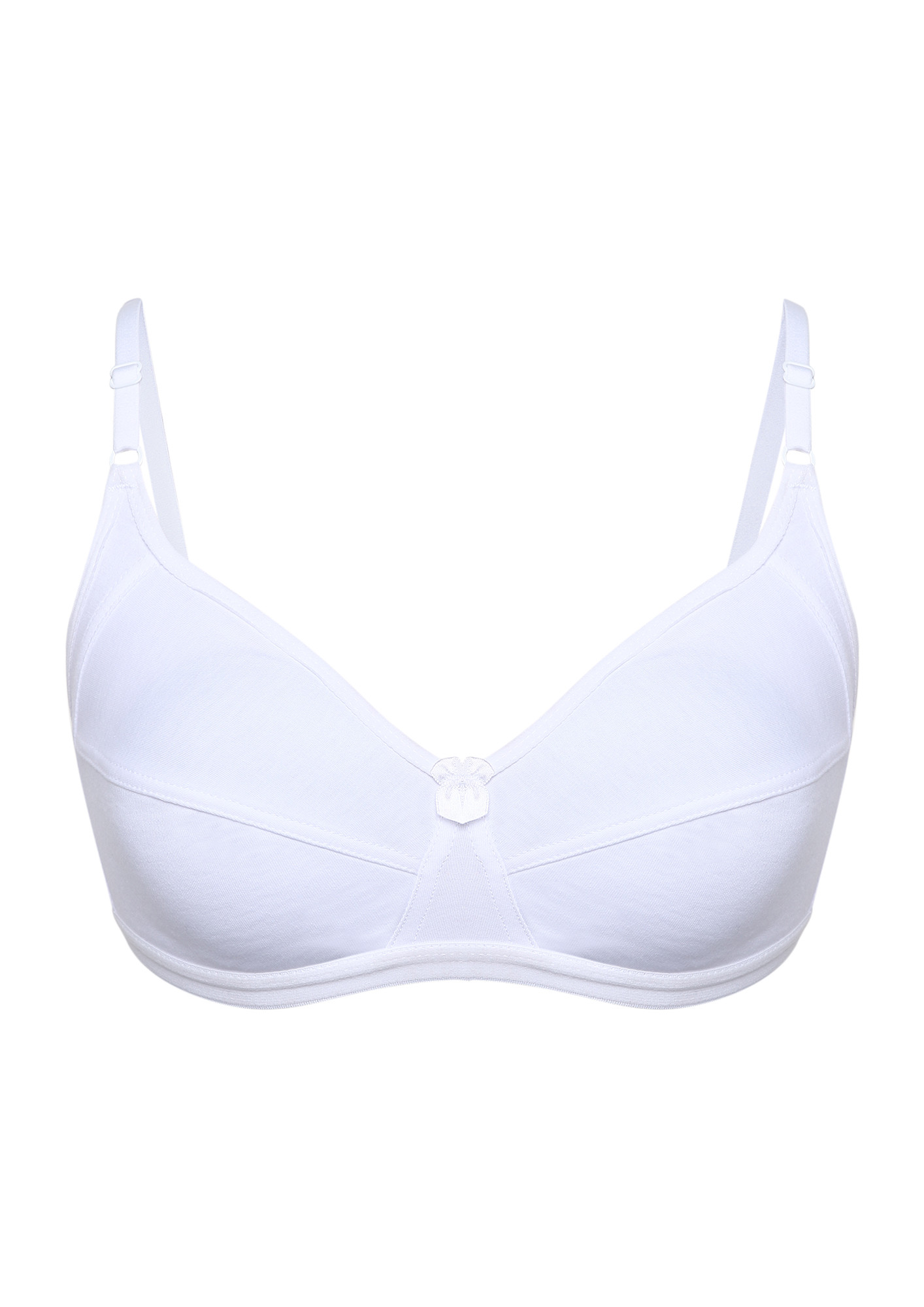 WHIMSCAL TALES NON PADDED NON WIRED WHITE BRA