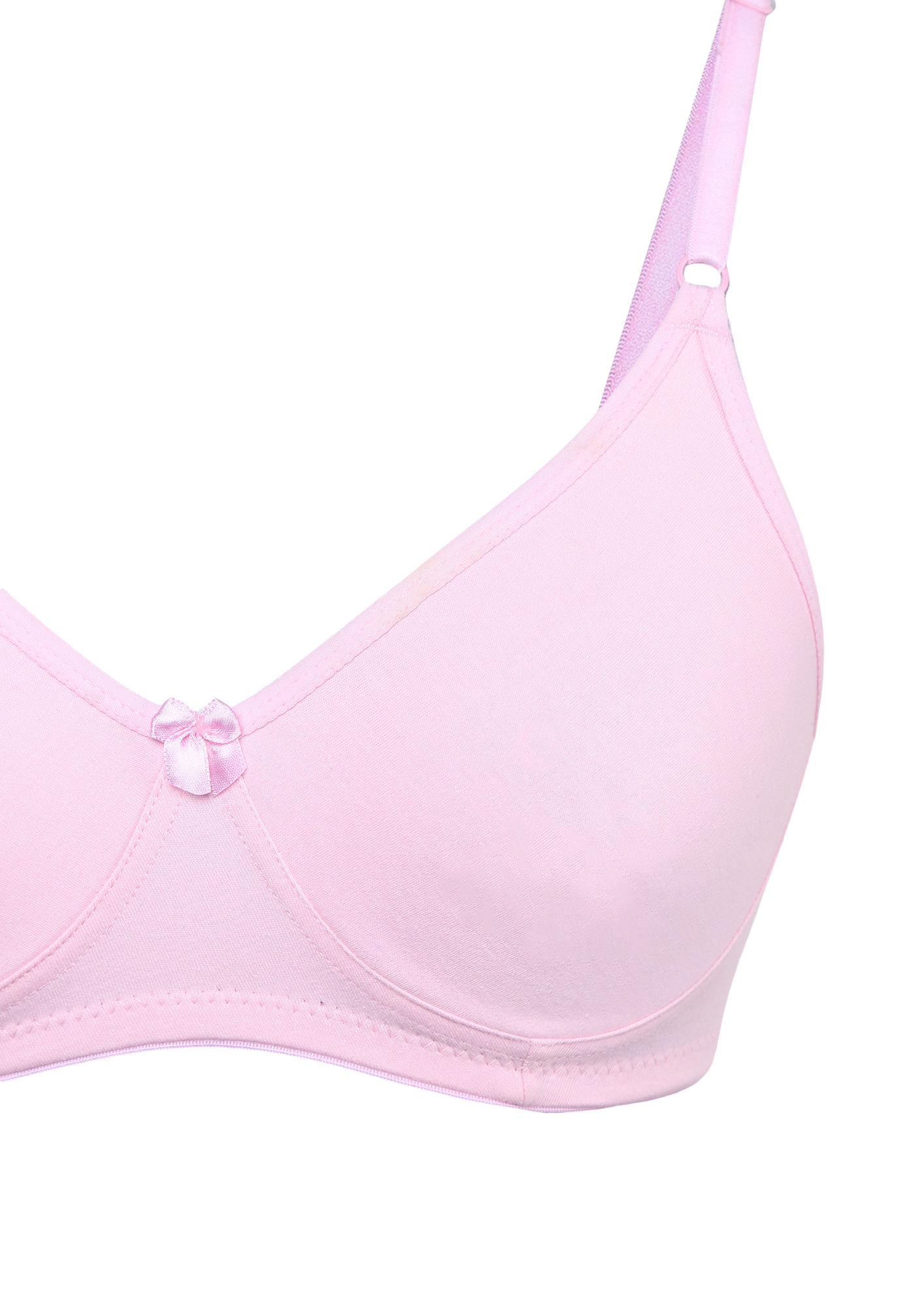 Buy EYES ON ME NON PADDED NON WIRED LIGHT PINK BRA for Women Online in India