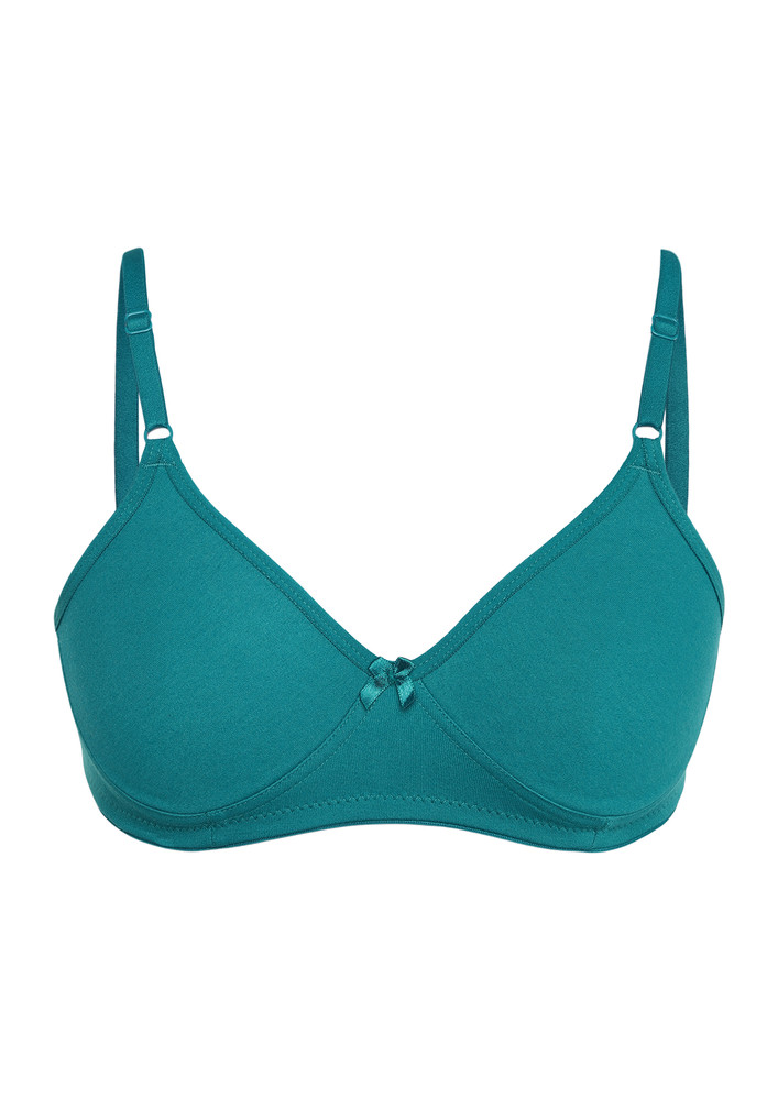 One Step At A Time Non Padded Non Wired Rama Green Bra
