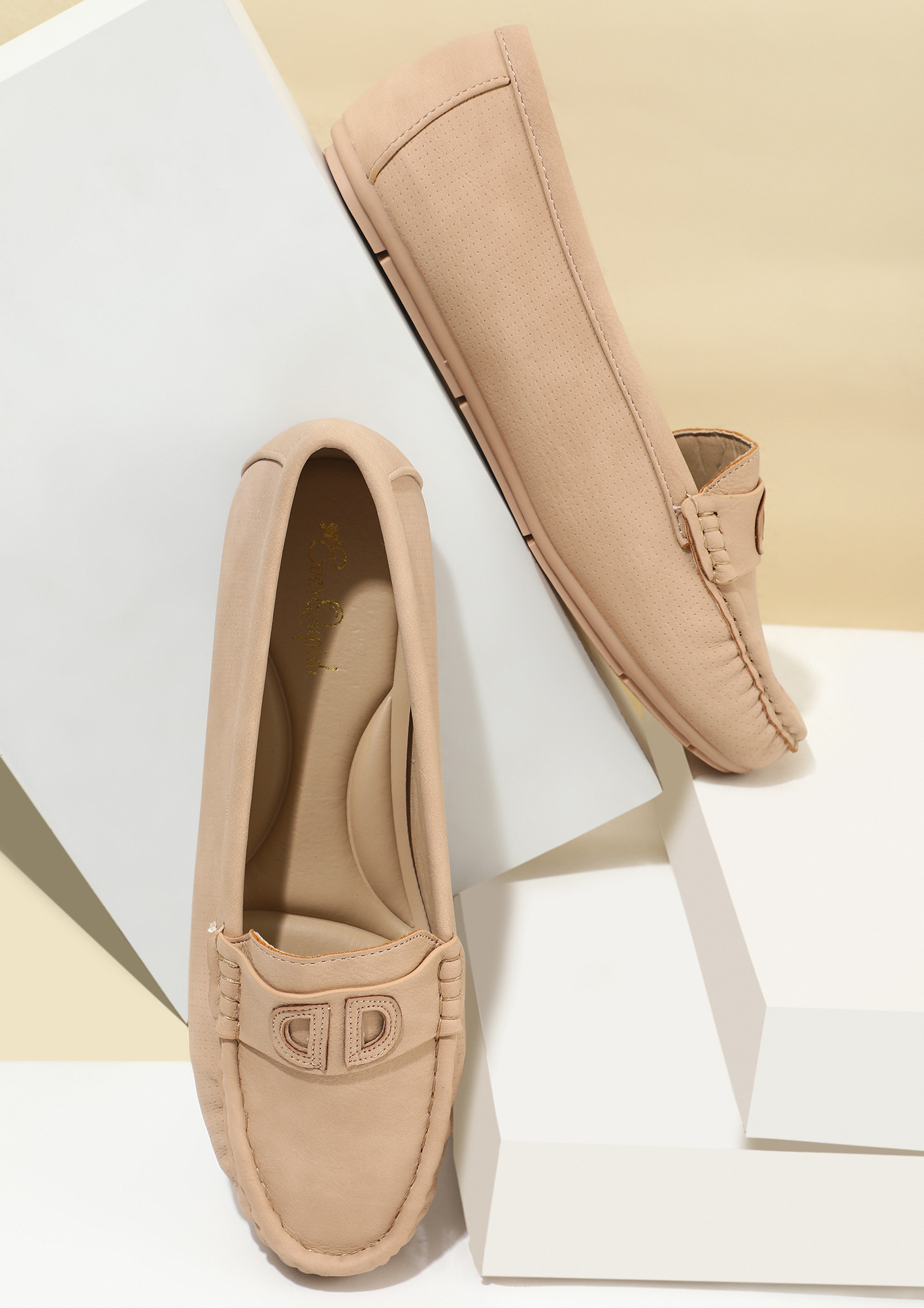 GOING FORWARD BEIGE LOAFERS