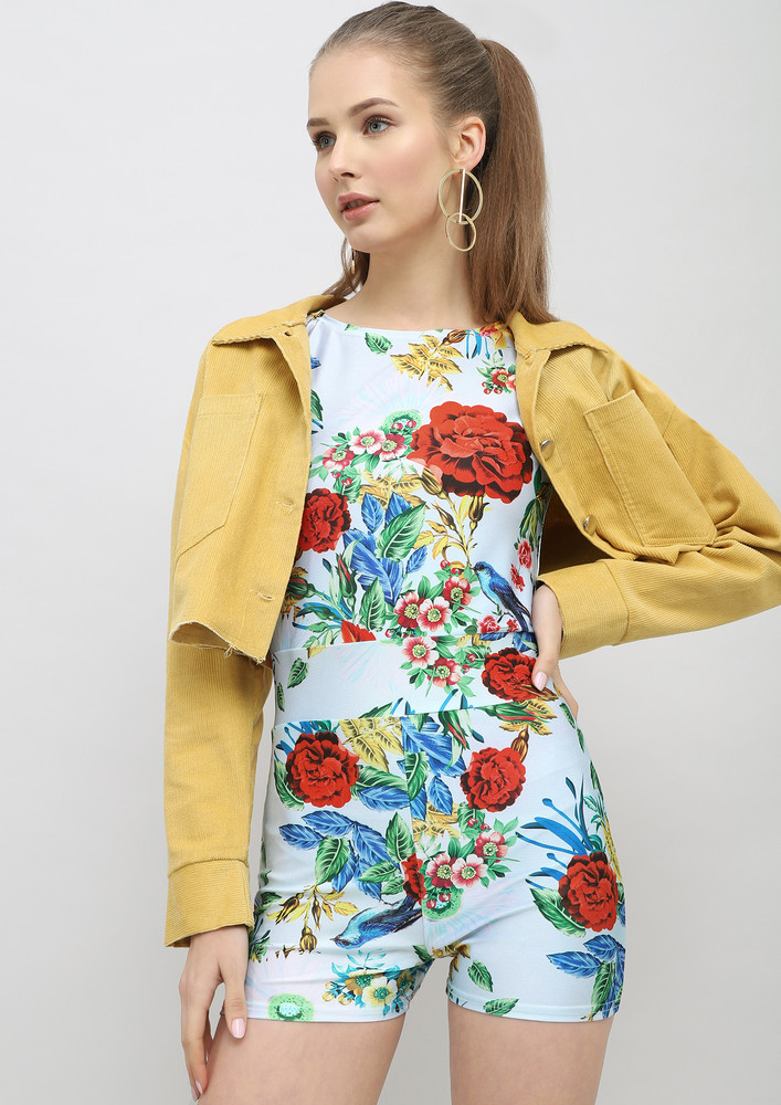 Bloom For Me Multicolor Playsuit