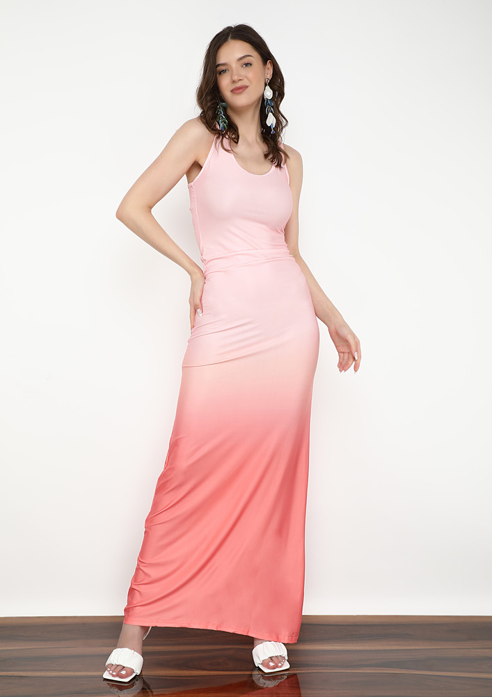 PERFECT OMBRE PINK DRESS