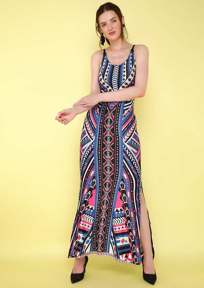 ALL EYES ON ME MULTICOLOR DRESS
