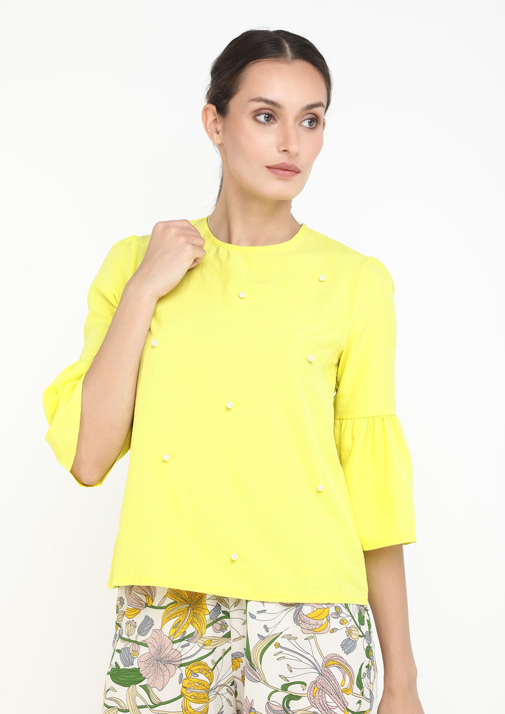 BE WITH ME YELLOW BLOUSE