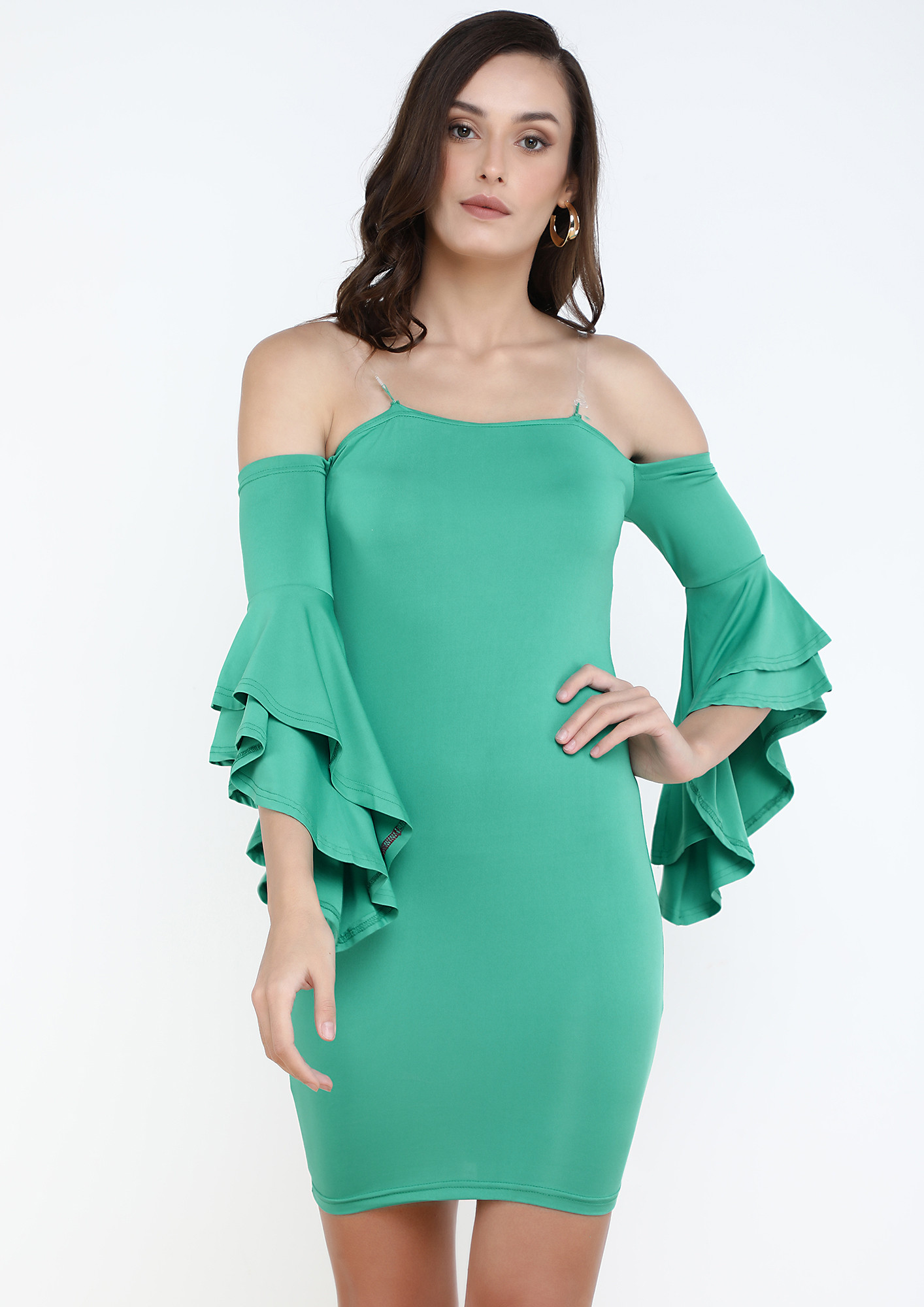 PARTY READY GREEN DRESS