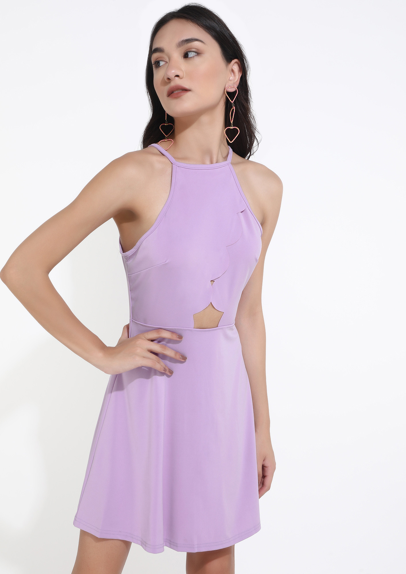 A Fresh Odour Purple Dress