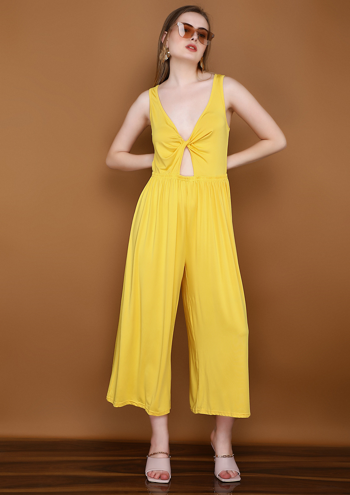BRIGHTEN UP THE DAY YELLOW JUMPSUIT