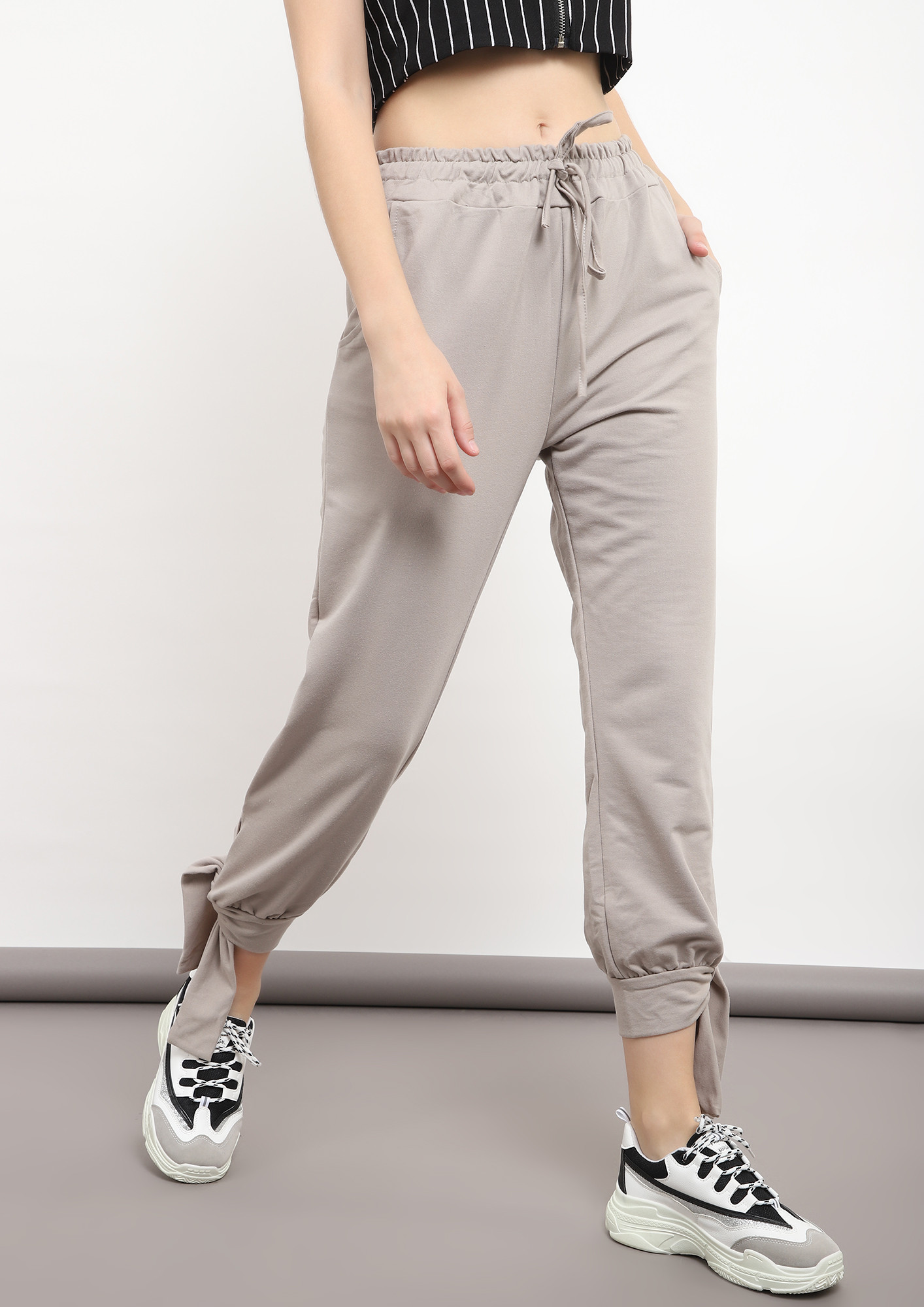 ALL IS KNOT GREY JOGGERS