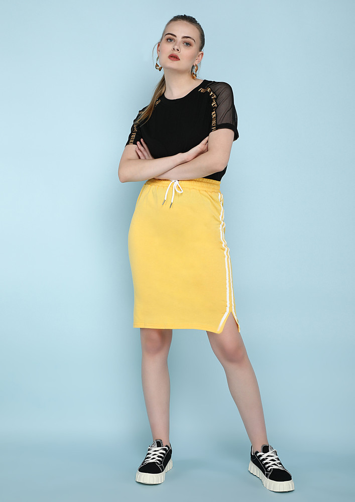 A Totally Vivid Yellow Skirt