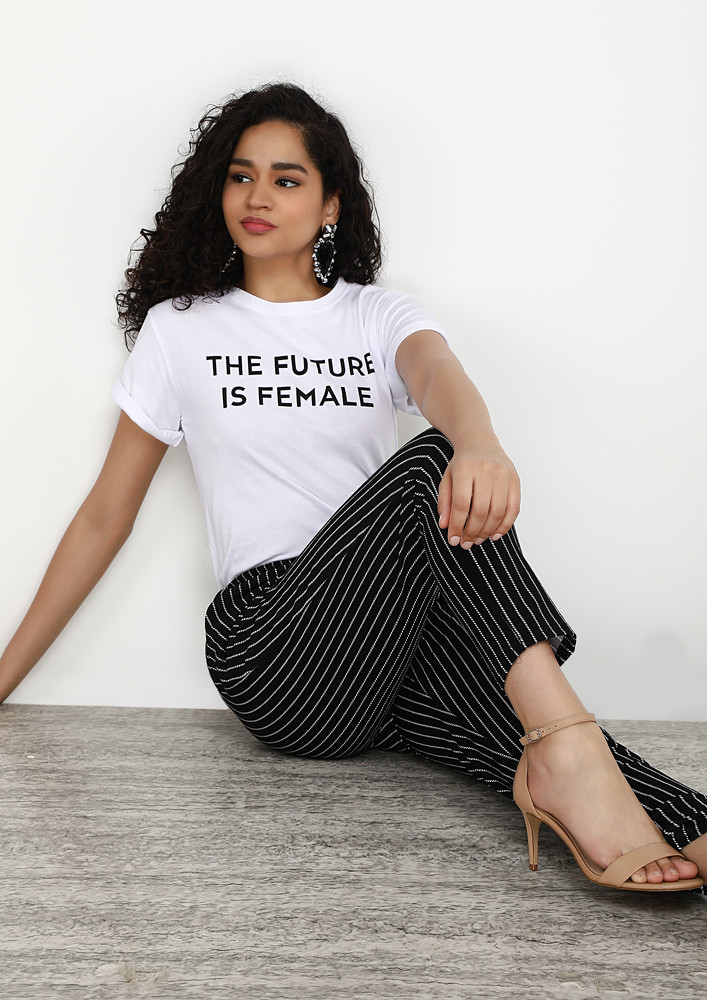 The Future Is Female White Top