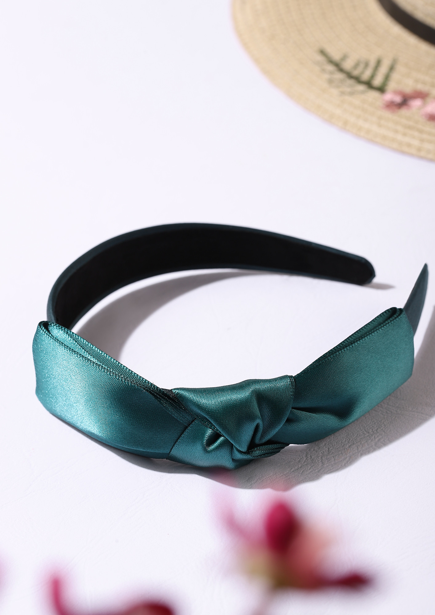 BOW MORE EXCUSES GREEN HAIRBAND