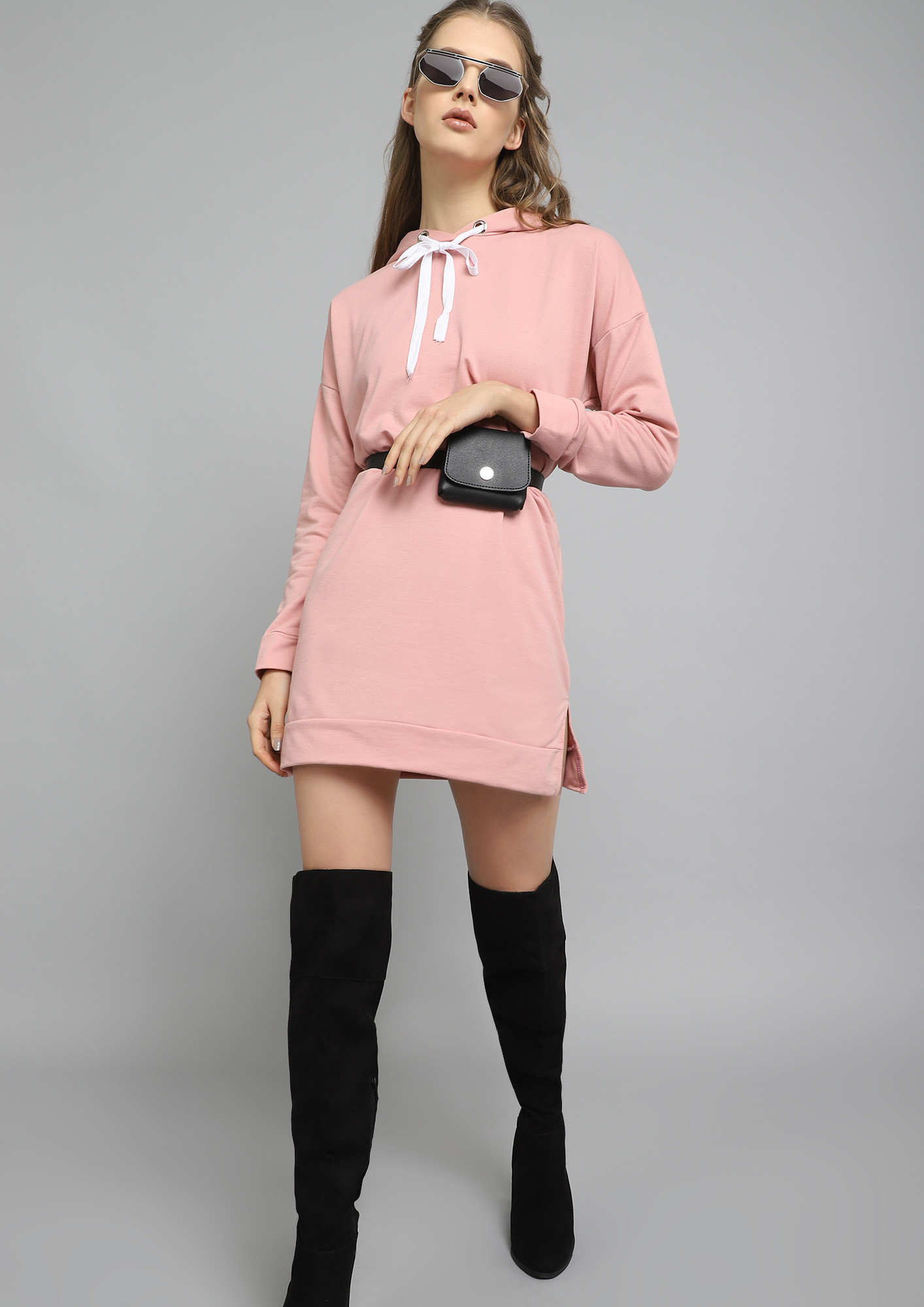 Rib-knit skirt - Pink - Ladies | H&M GB