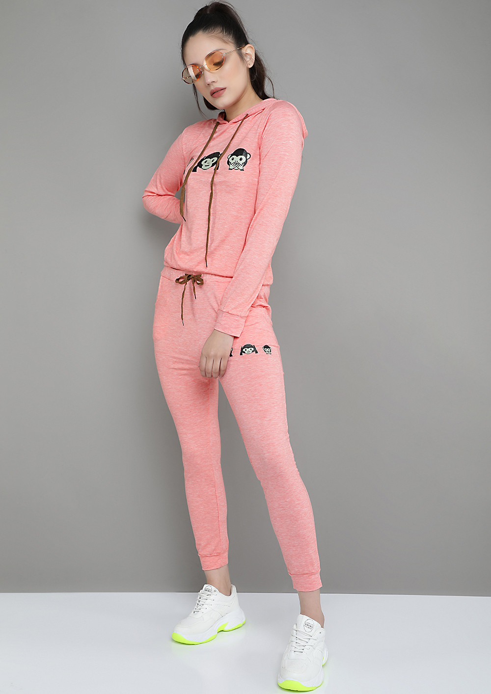 YOUR ATHLEISURE BASIC PINK TRACKSUIT