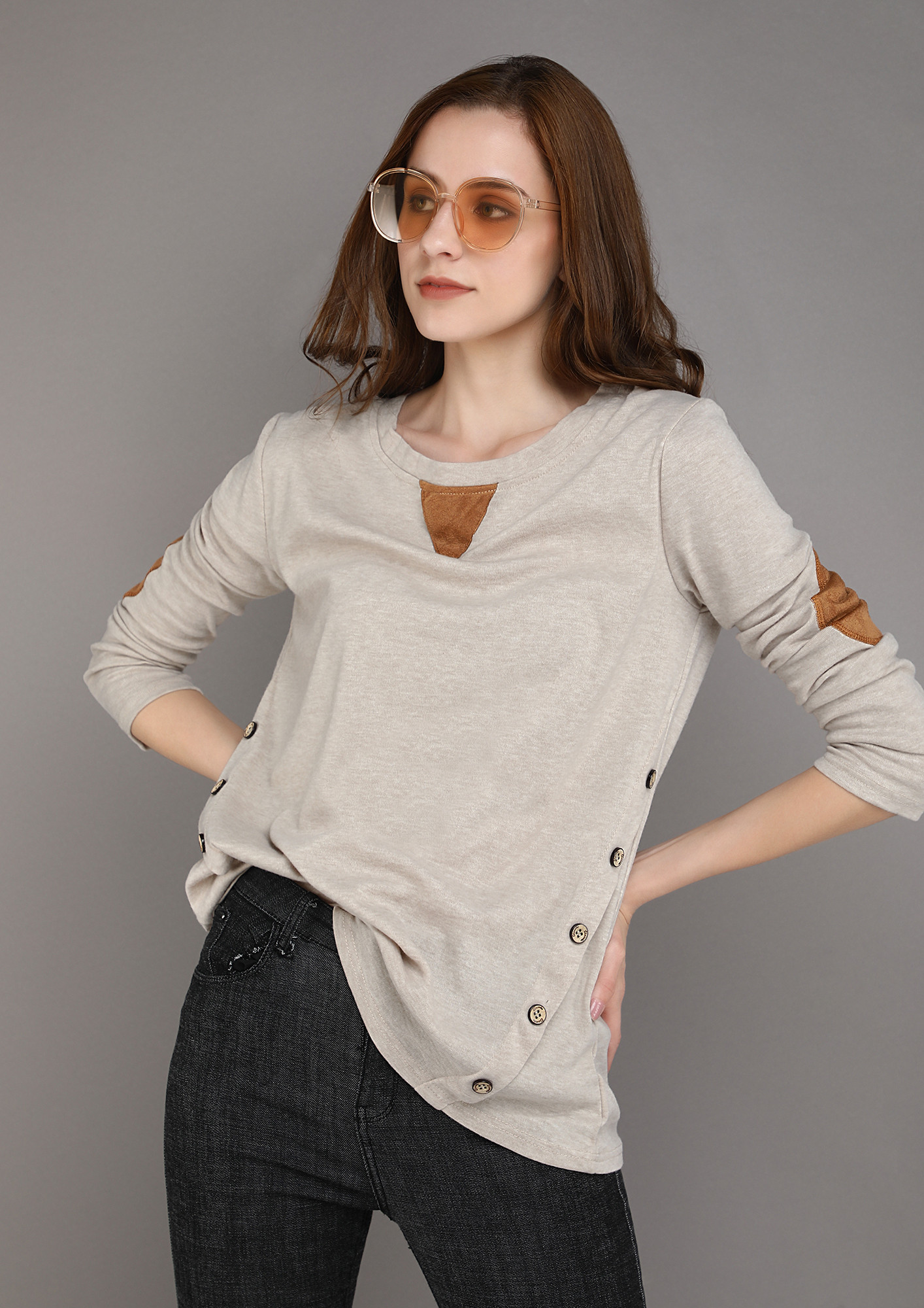 COMFORTABLY YOURS APRICOT TOP