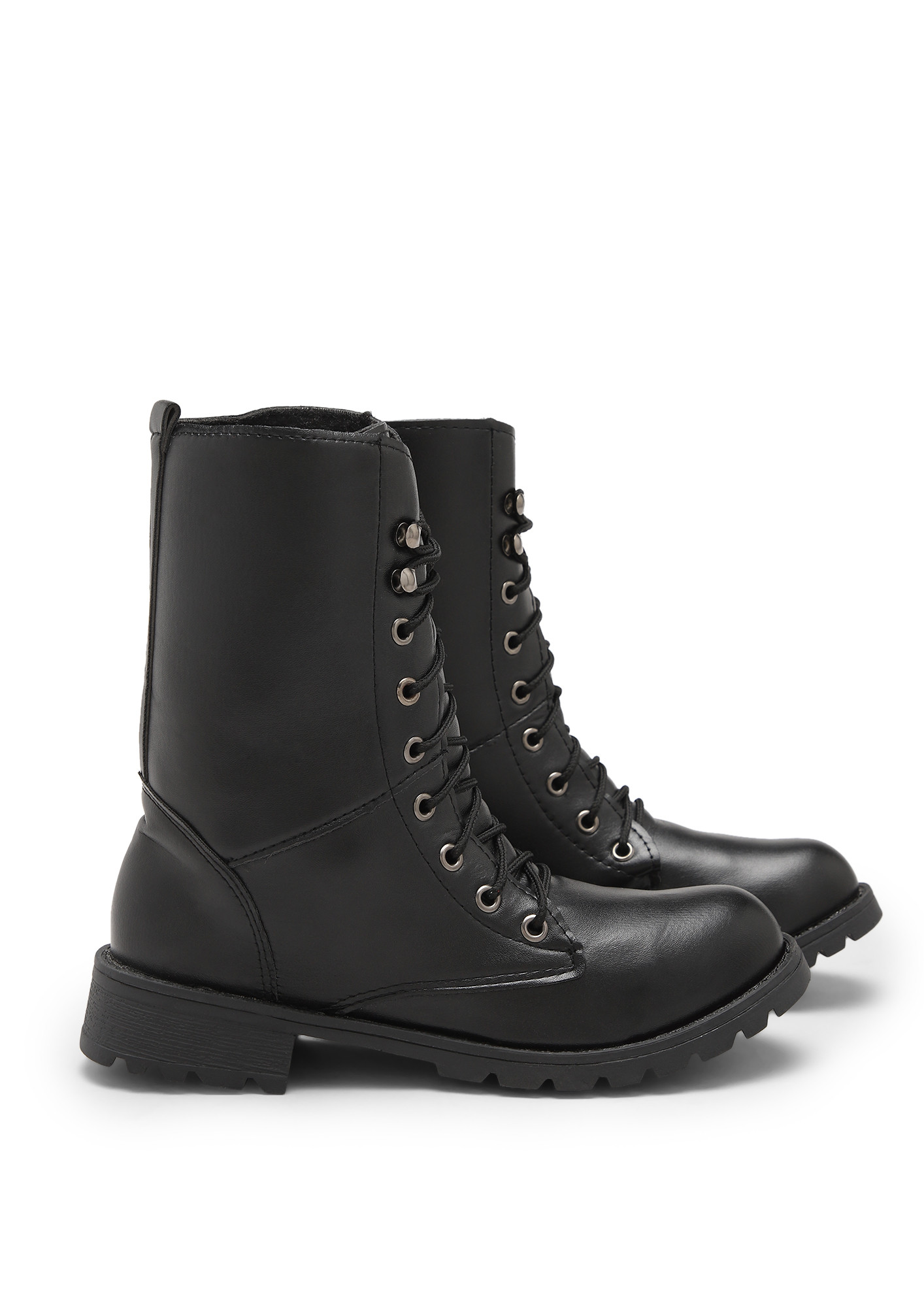 CALL OF THE TRAIL BLACK COMBAT BOOTS