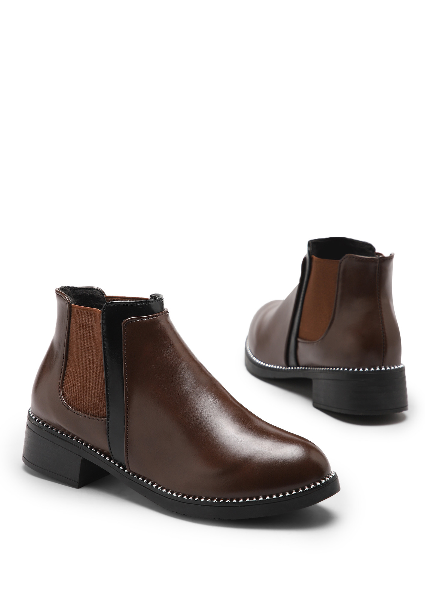 DAPPERFIED FEET CHOCOLATE BROWN CHELSEA BOOTS