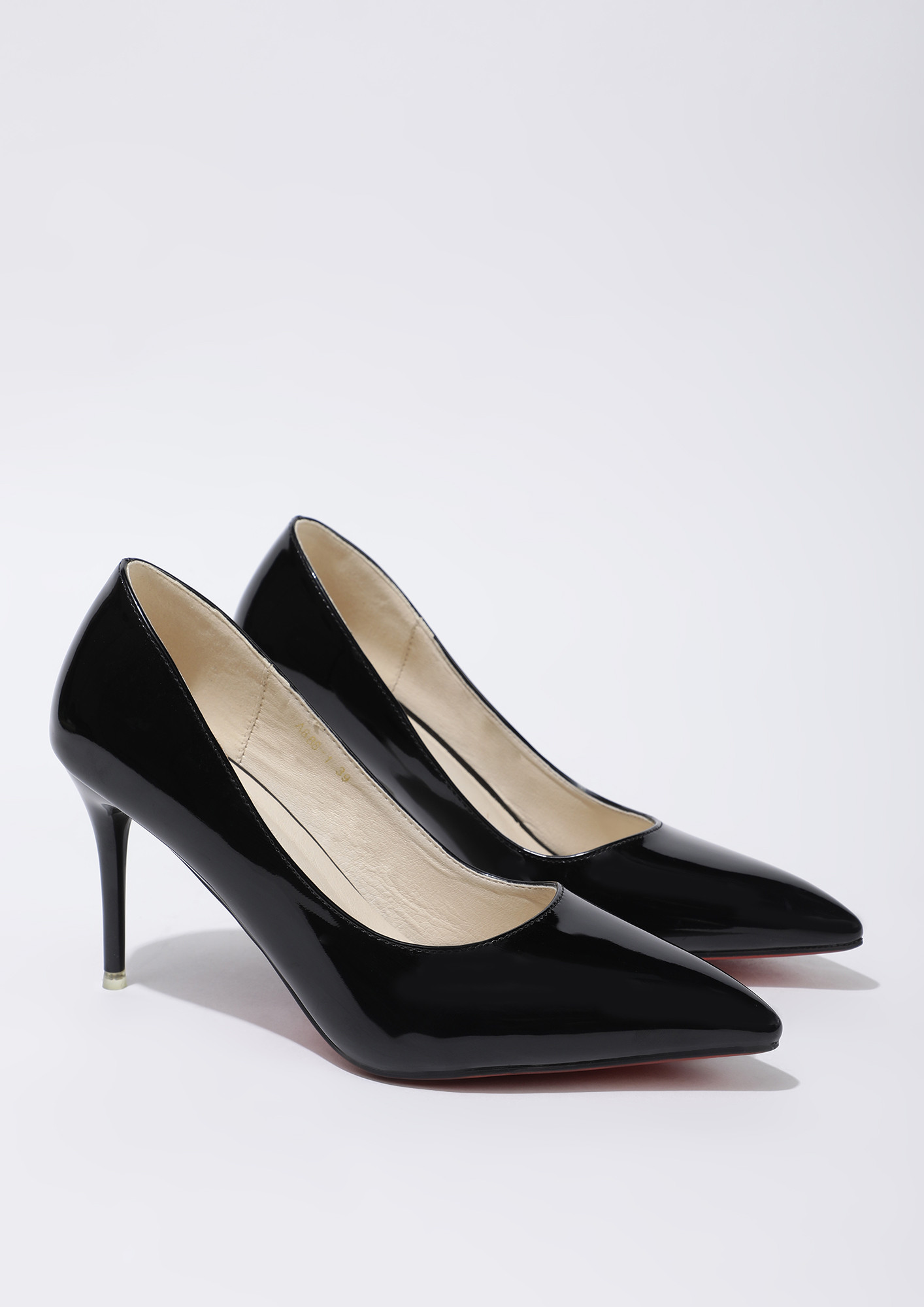 Black With High Heels Shoes Slightly Pointed Toe Tip Atelier Yuwa Ciao Jp