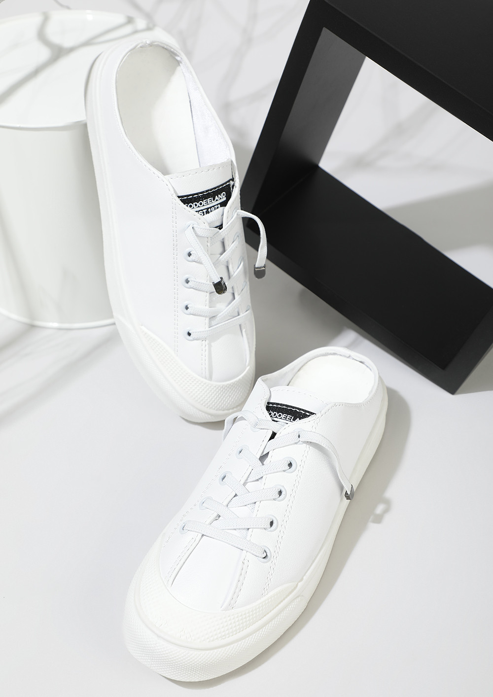 Buy THE COMFY SPORTY WHITE MULE SNEAKERS for Women Online in India