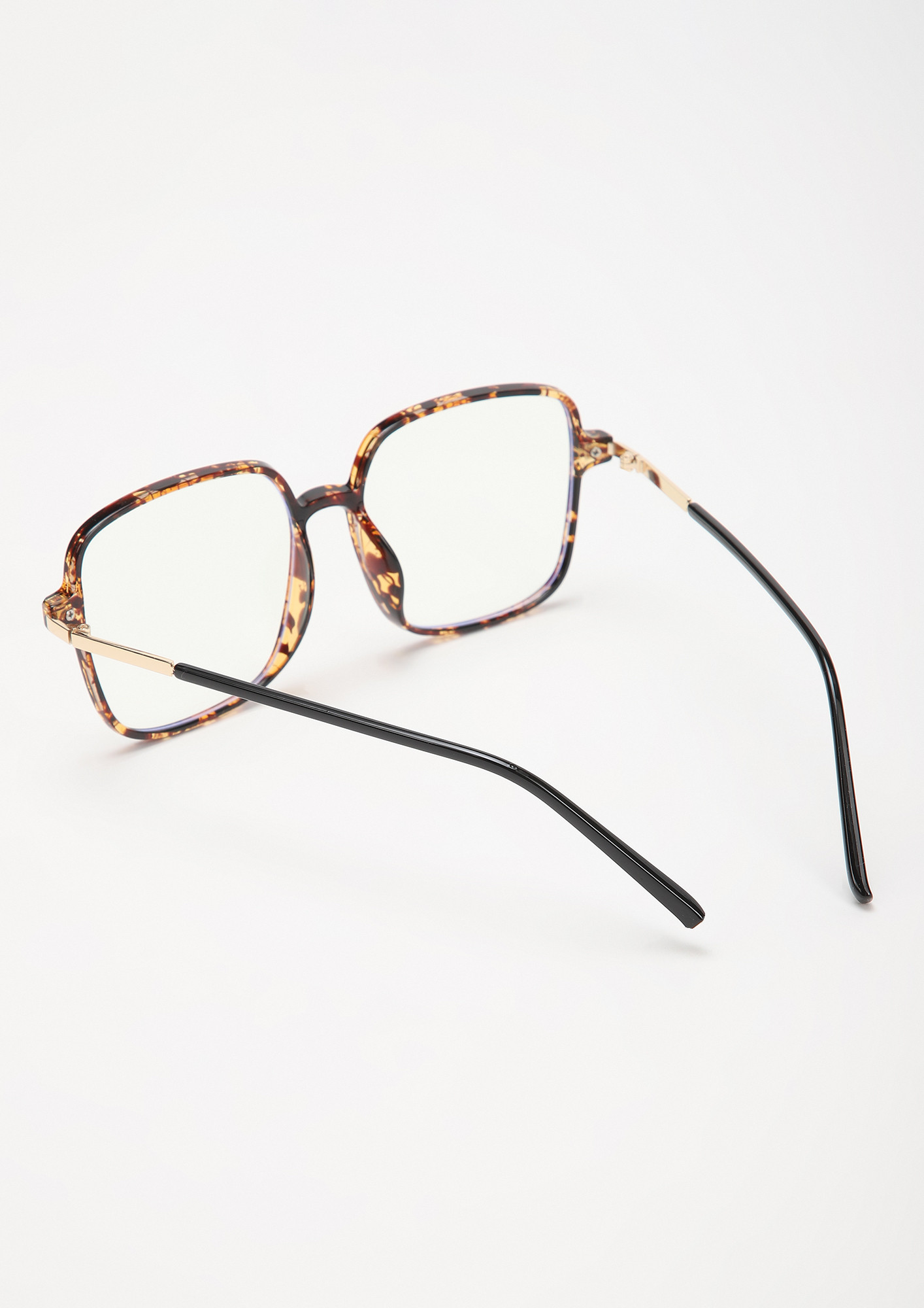 STEER CLEAR AMBER SQUARE FRAME SUNGLASSES