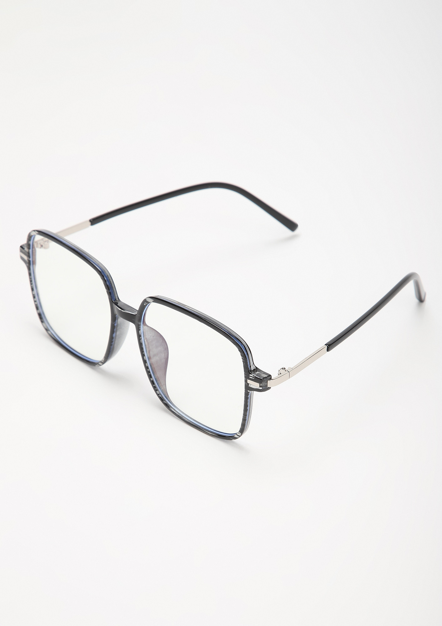 STEER CLEAR GREY SQUARE FRAME SUNGLASSES