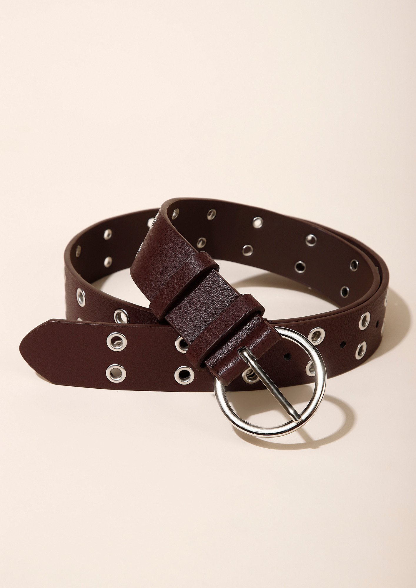 DOUBLE UP THE EDGE BROWN BELT