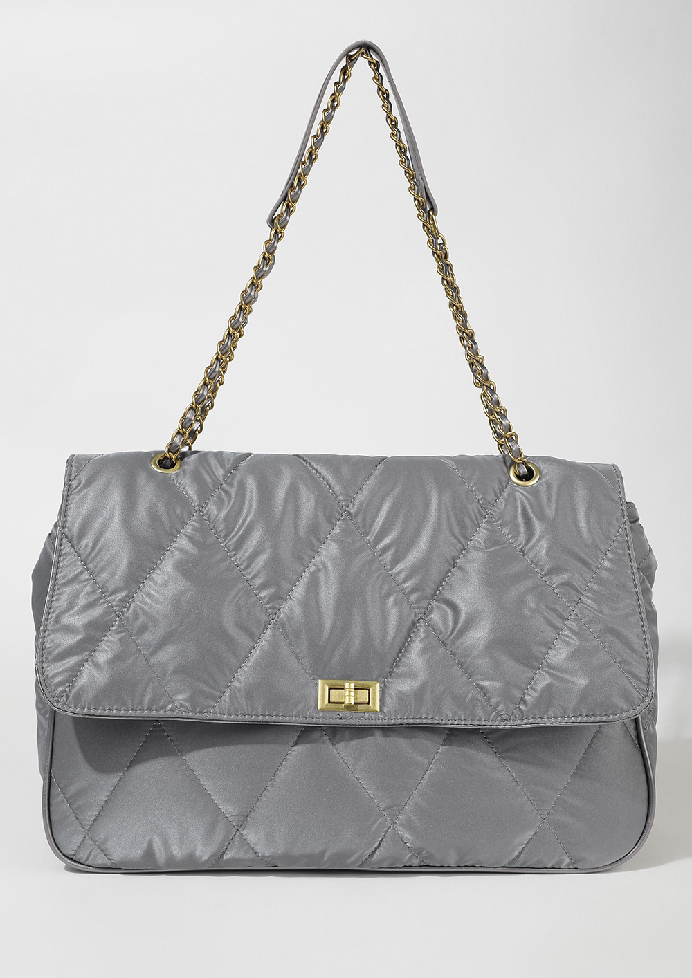 HIGH ATTITUDE QUILTED GREY TRAVEL BAG