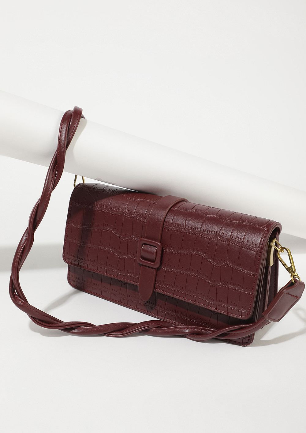 BOSS TO BABE MAROON SLING BAG