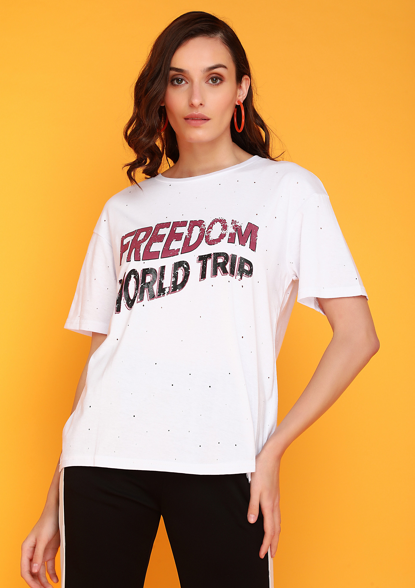 FREEDOM WORLD TRIP WHITE TOP