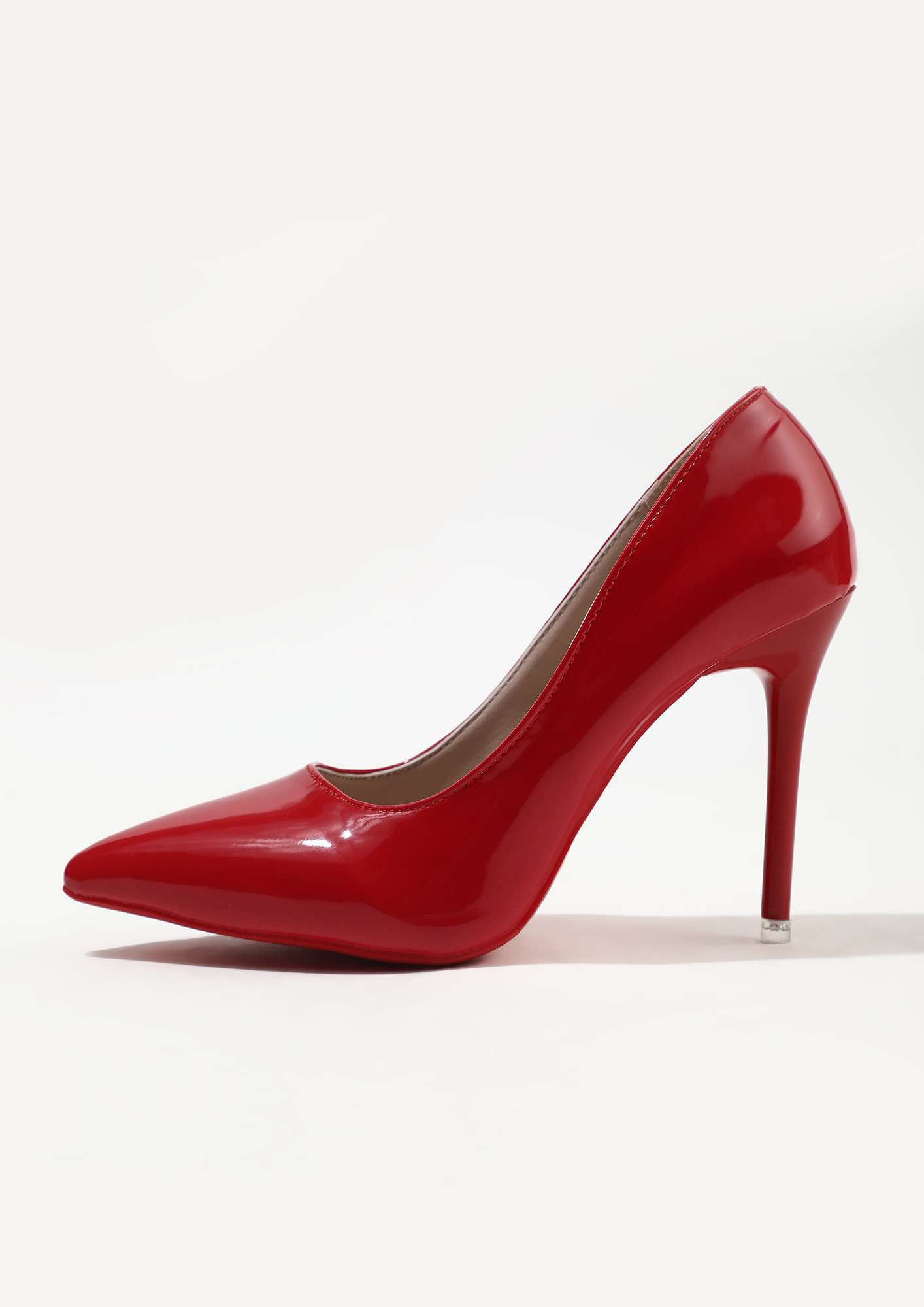 Red Patent Leather Pump - Comfortable Heels - Ally Shoes