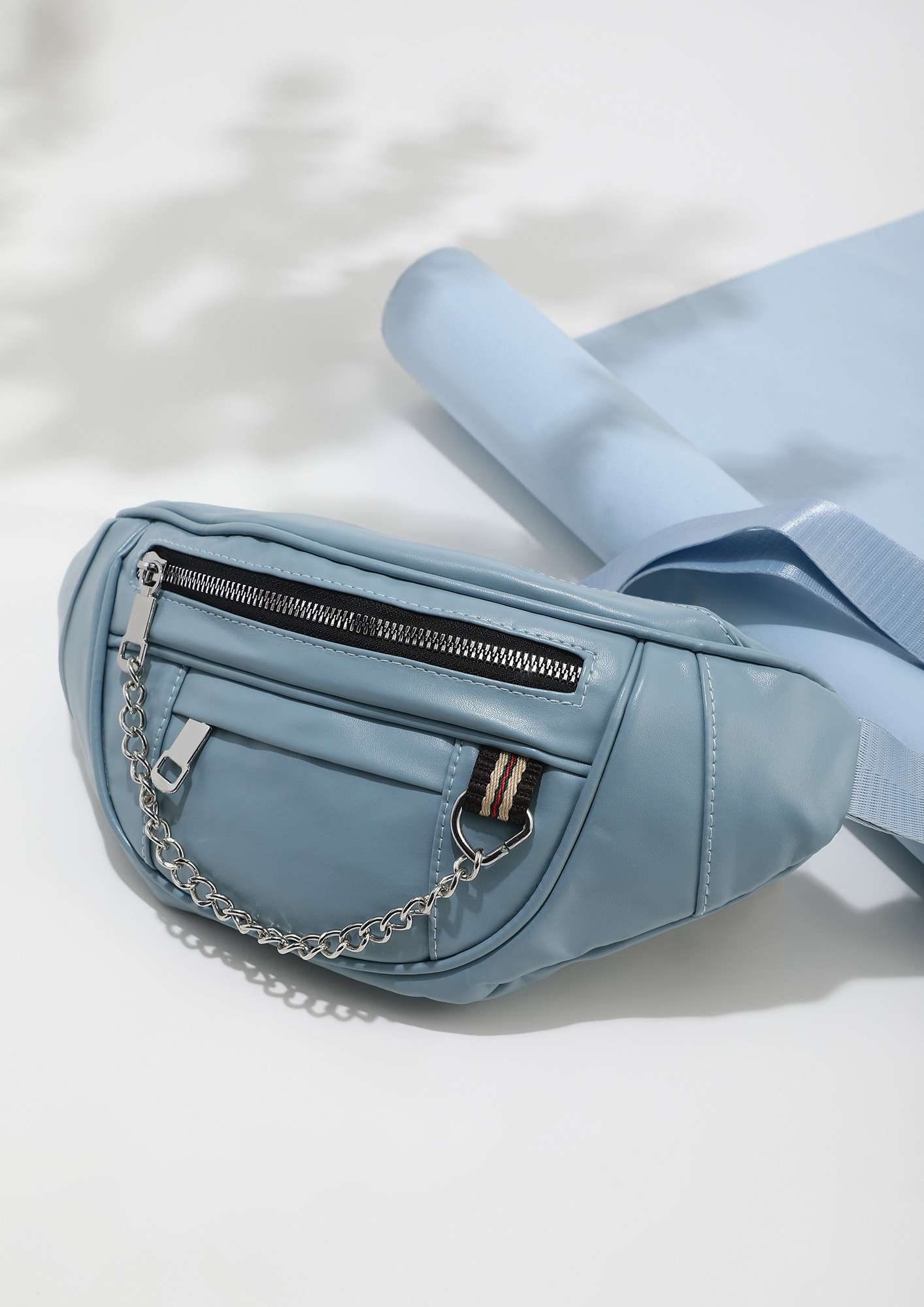 CLOSE TO PASTELS BLUE FANNY PACK