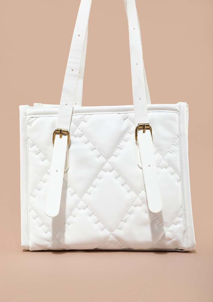Why So Serious White Handbag