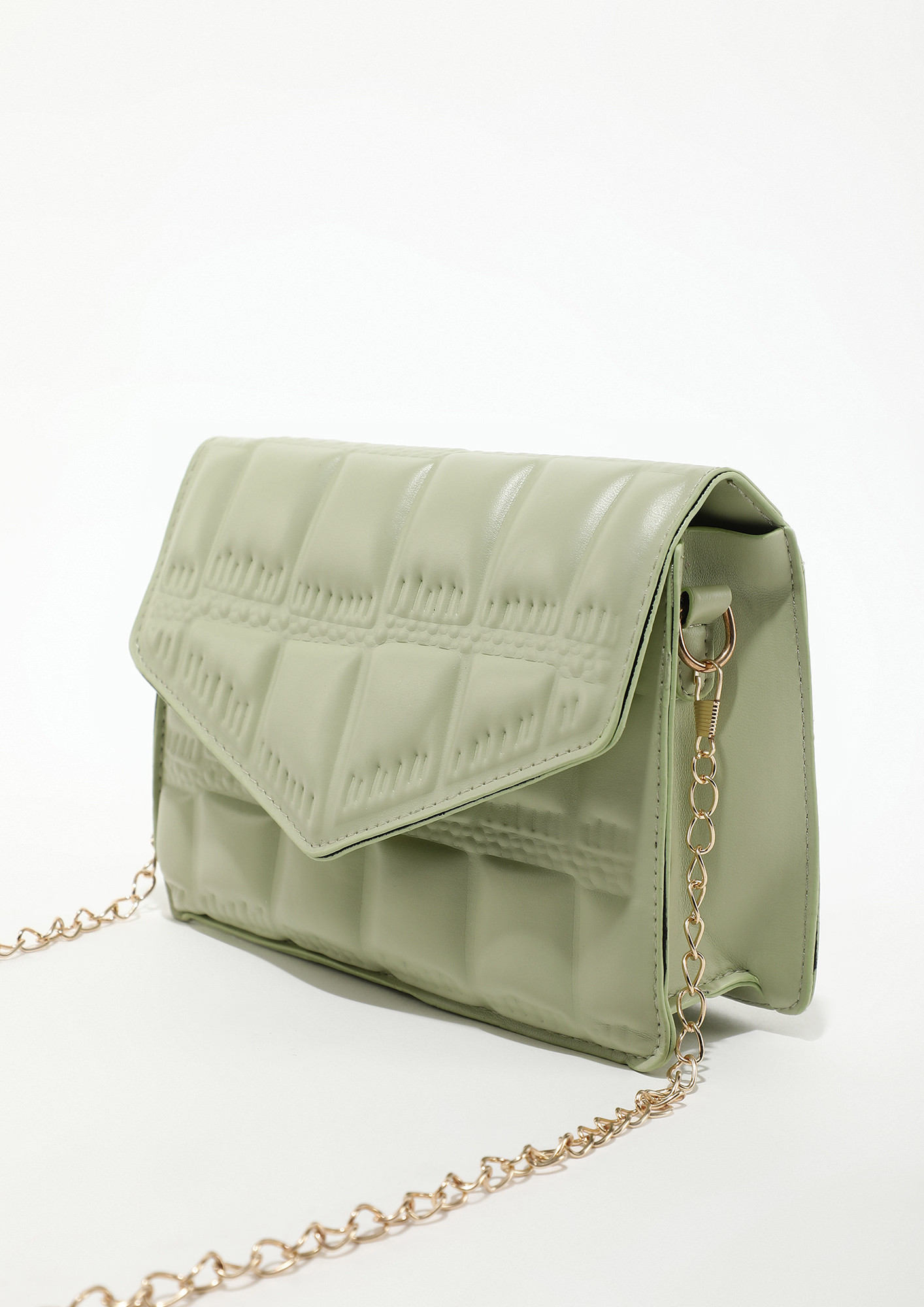 CHIC ONE FROM MY COLLECTION GREEN SLING BAG