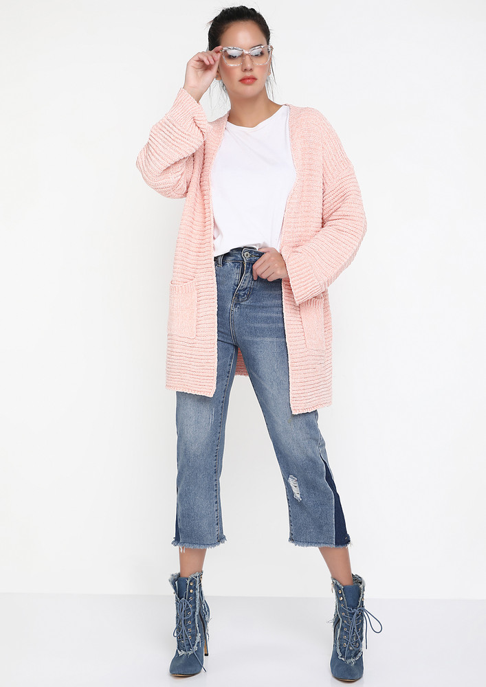 A Soft Touch Pink Shrug