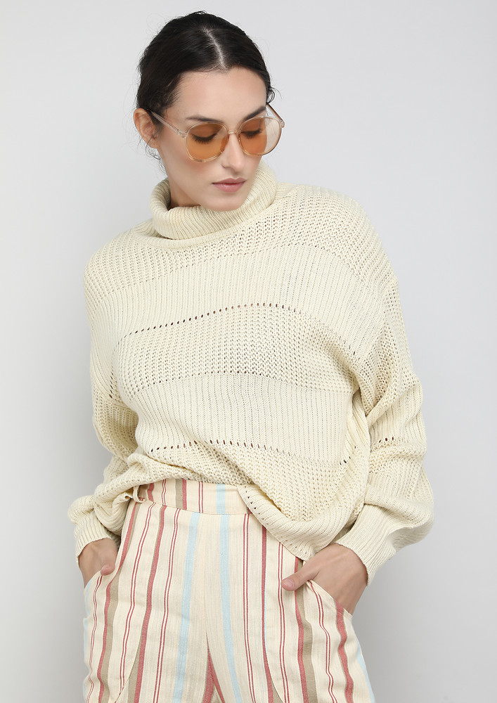 Roll Off The Winter Apricot Jumper